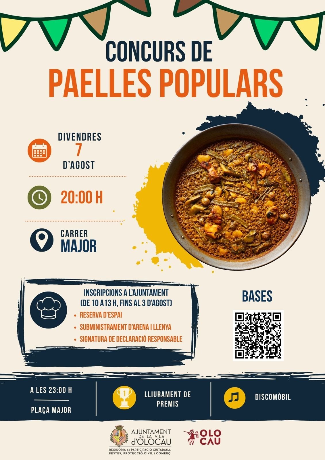 Entrega de premios del Concurso de Paellas Populares (Fiestas en honor a San Roque)