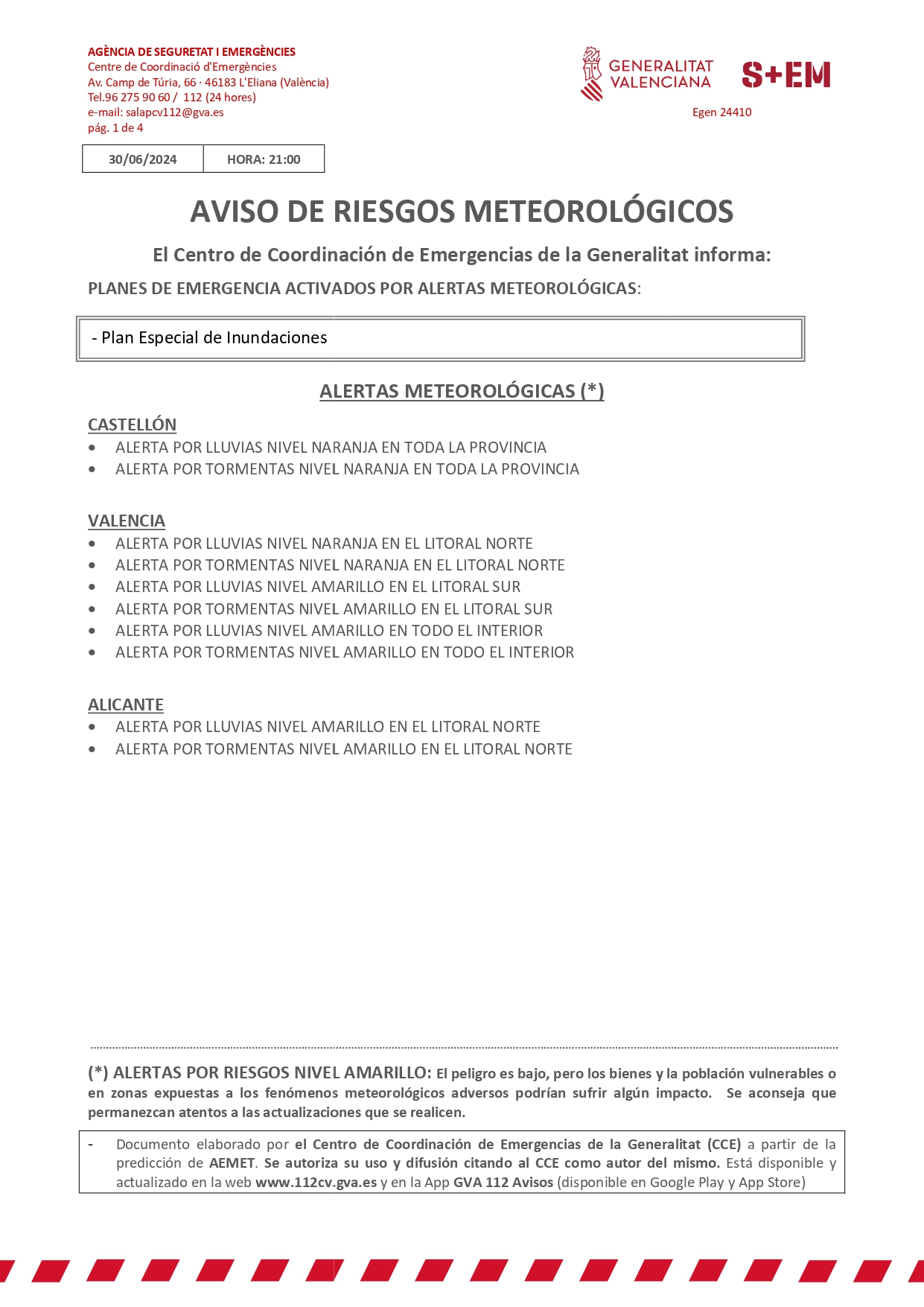 Avisos Generalitat