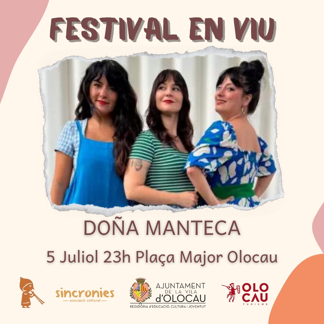 Concierto del grupo Doña Manteca (Festival En Viu 2024) Olocau