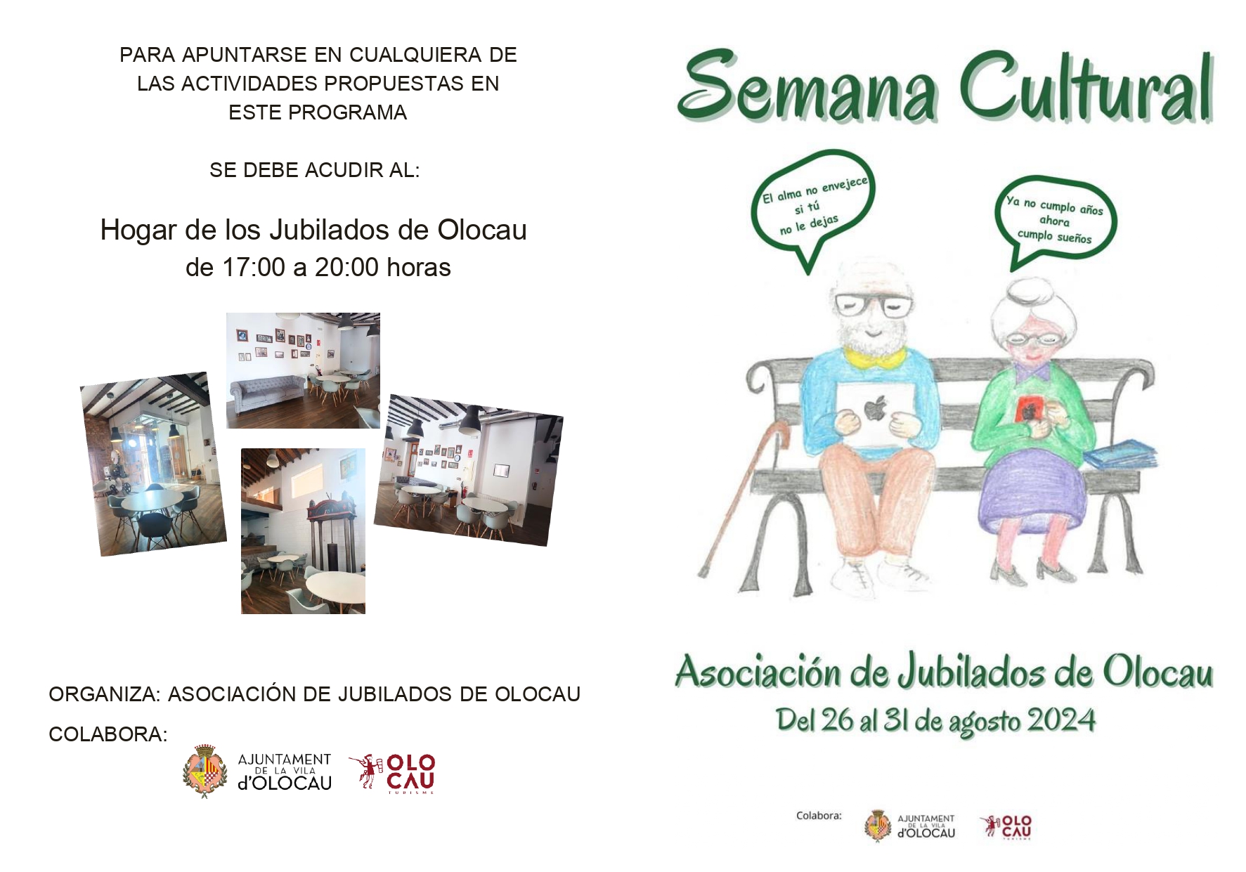 Programa Semana Cultural Jubilados Olocau 2024 - 1