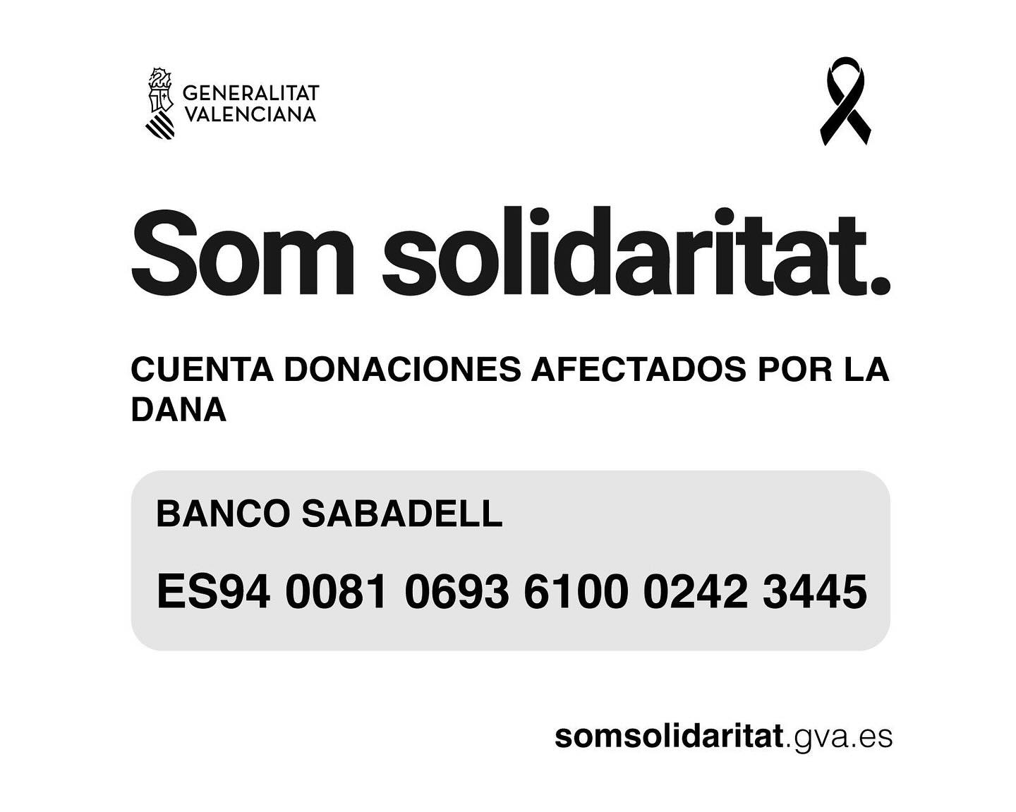 V&iacute;as colaboraci&oacute;n afectados DANA 2