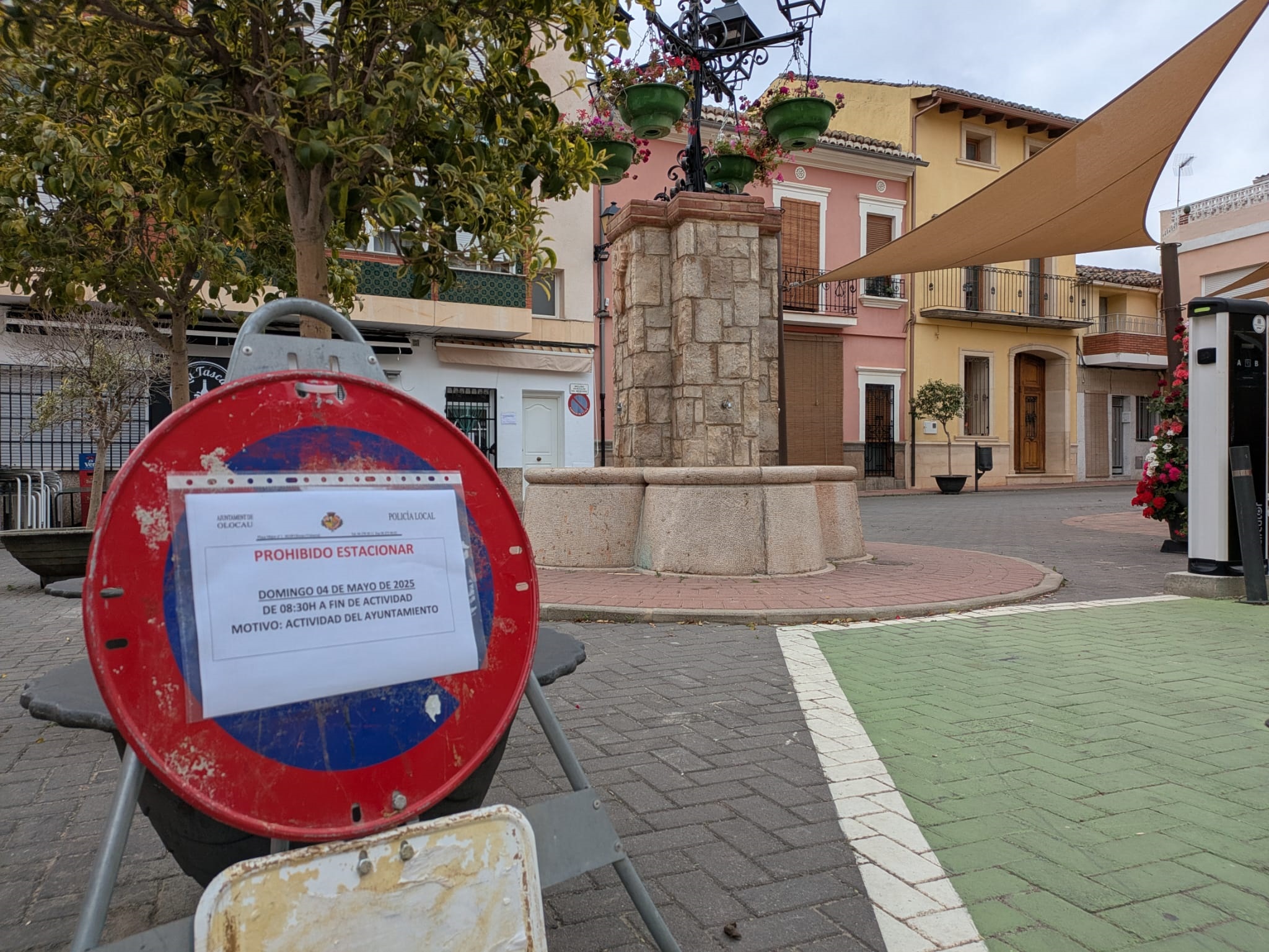 Prohibici&oacute;n estacionar