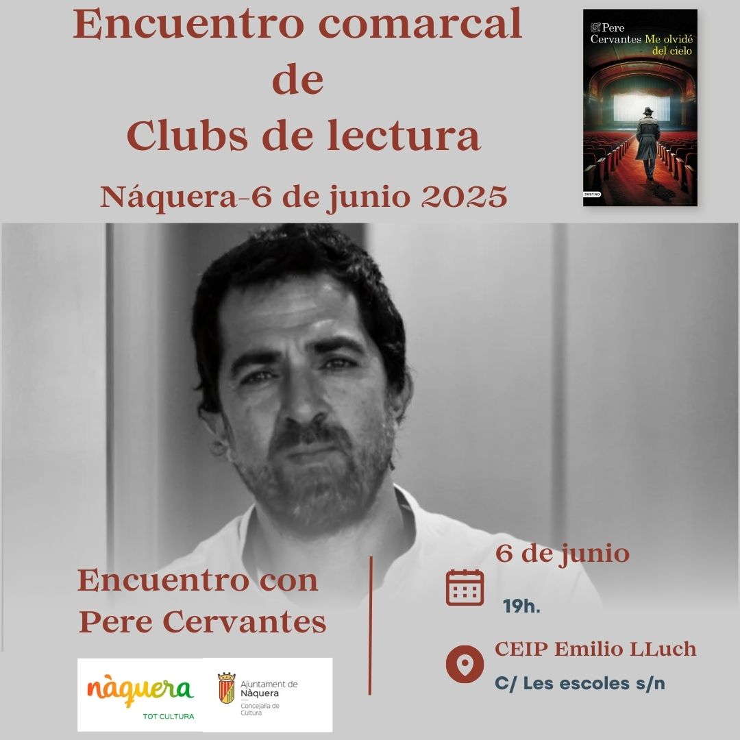 Cartel Encuentro Comarcal de Clubs de Lectura