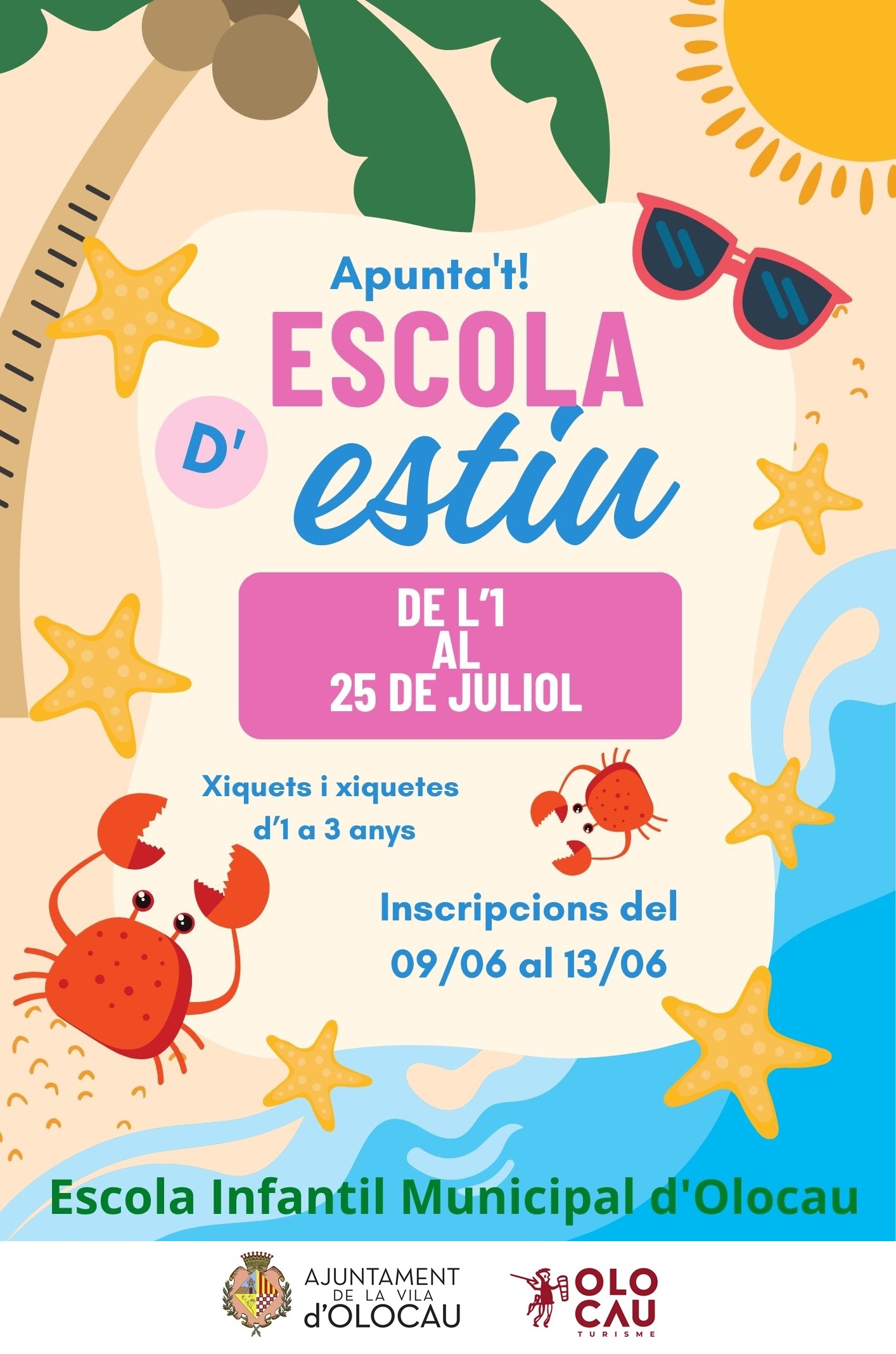 Cartel Escuela Verano EIM Olocau