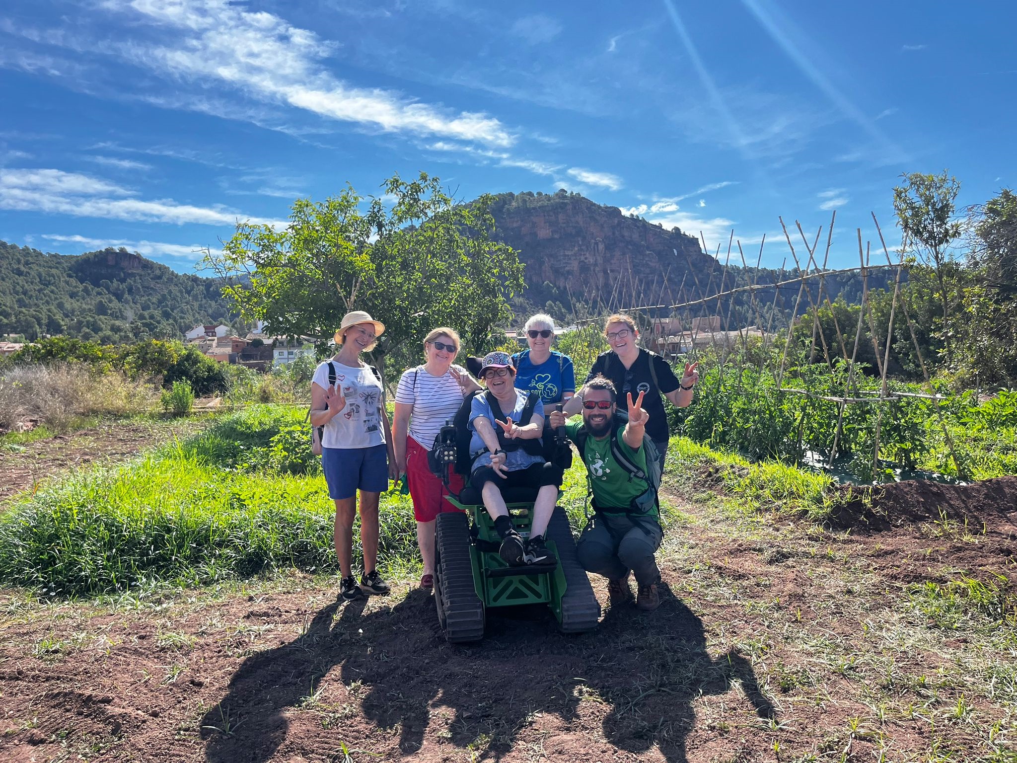 Rutas inclusivas huerta Olocau 1