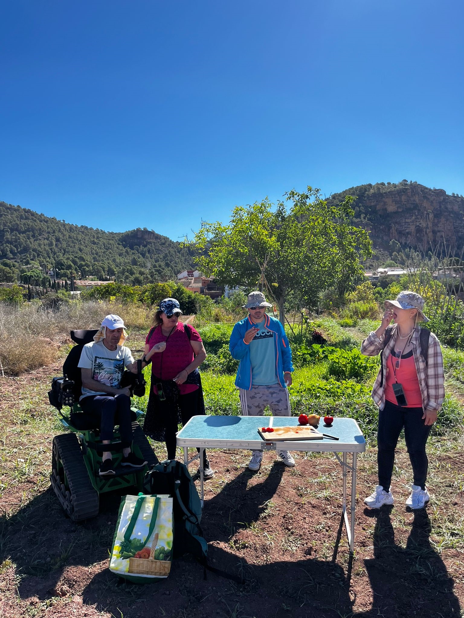 Rutas inclusivas huerta Olocau 2