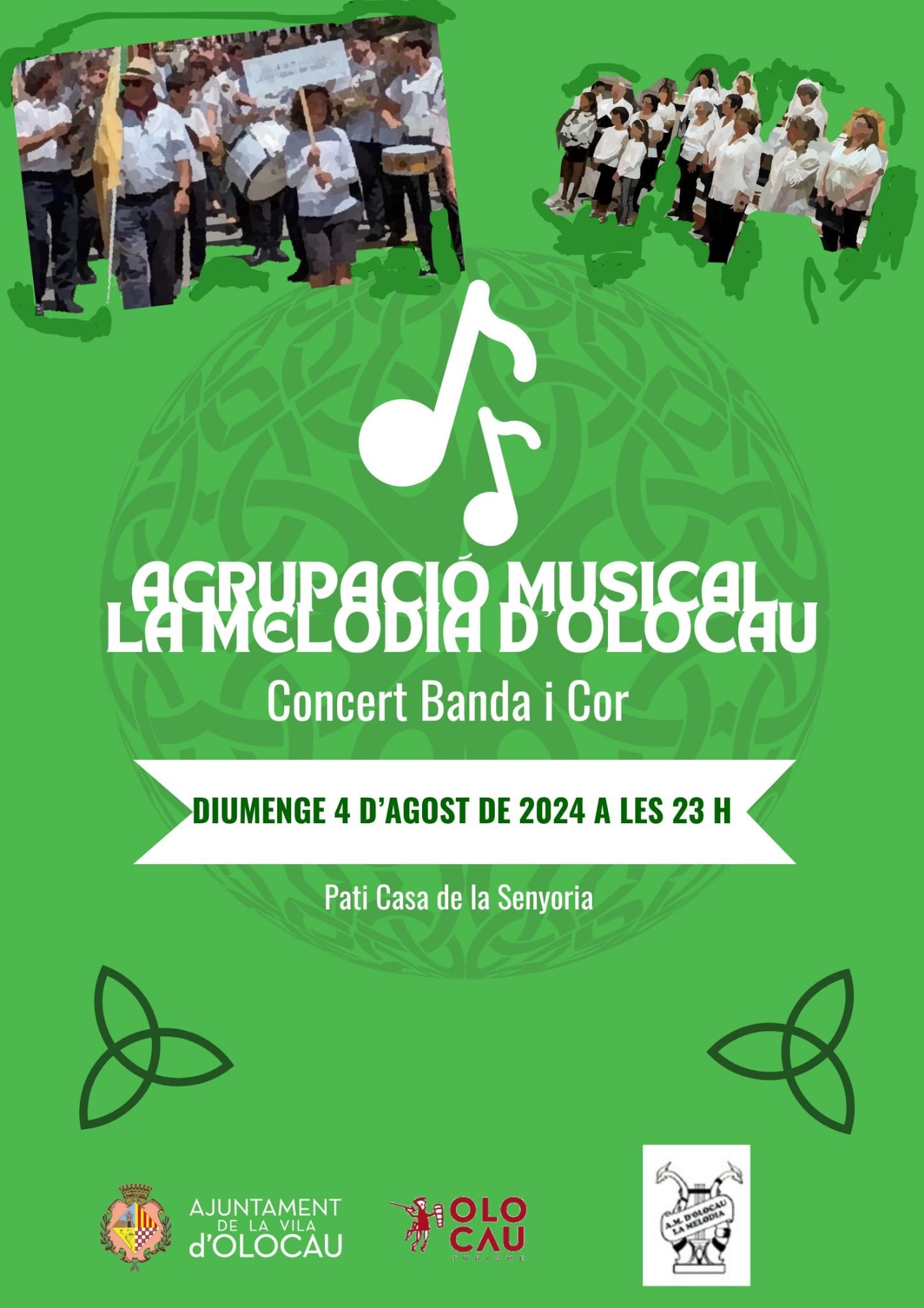 Cartel Concierto verano La Melodía Olocau