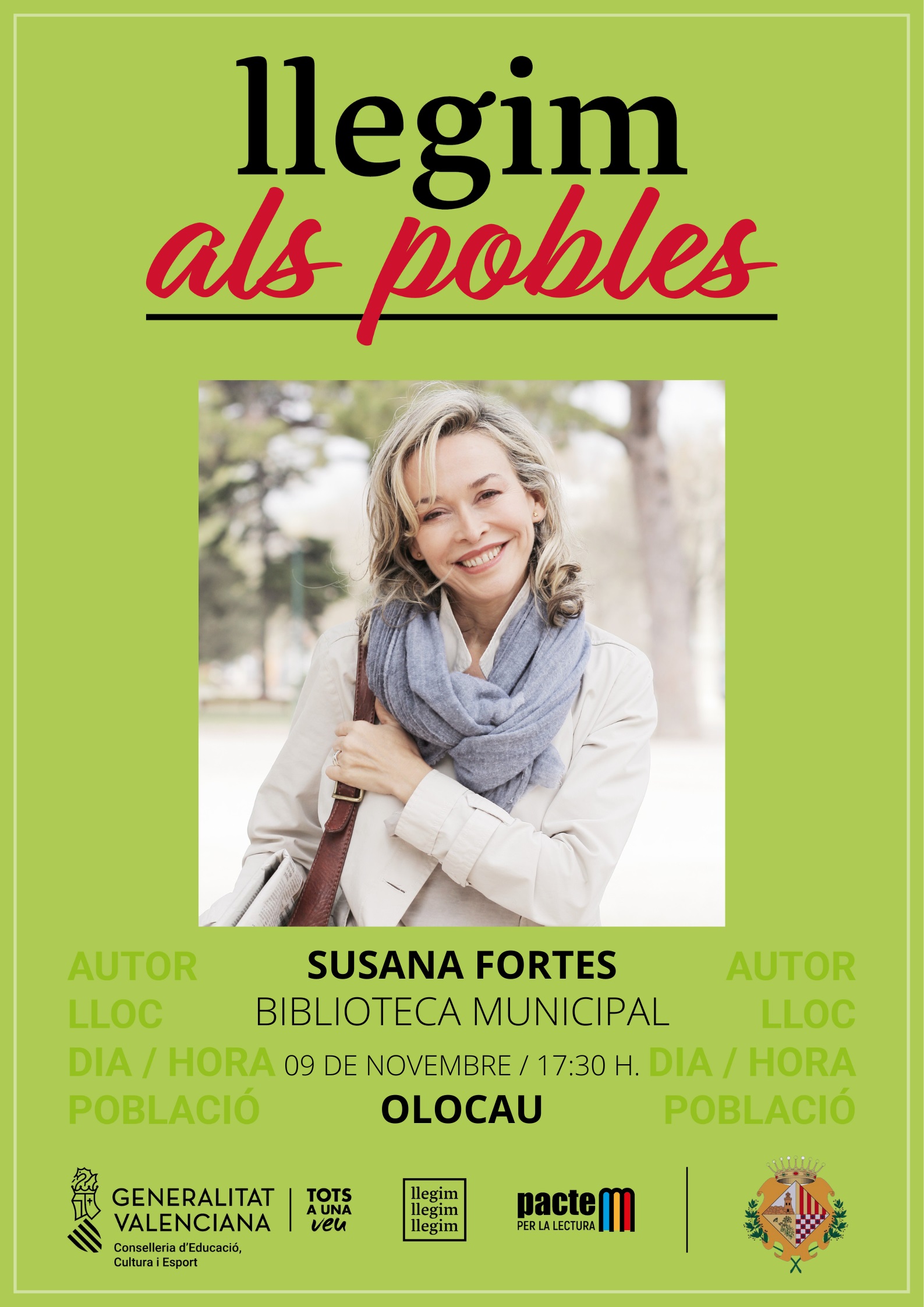 Cartel Encuentro Susana Fortes Olocau