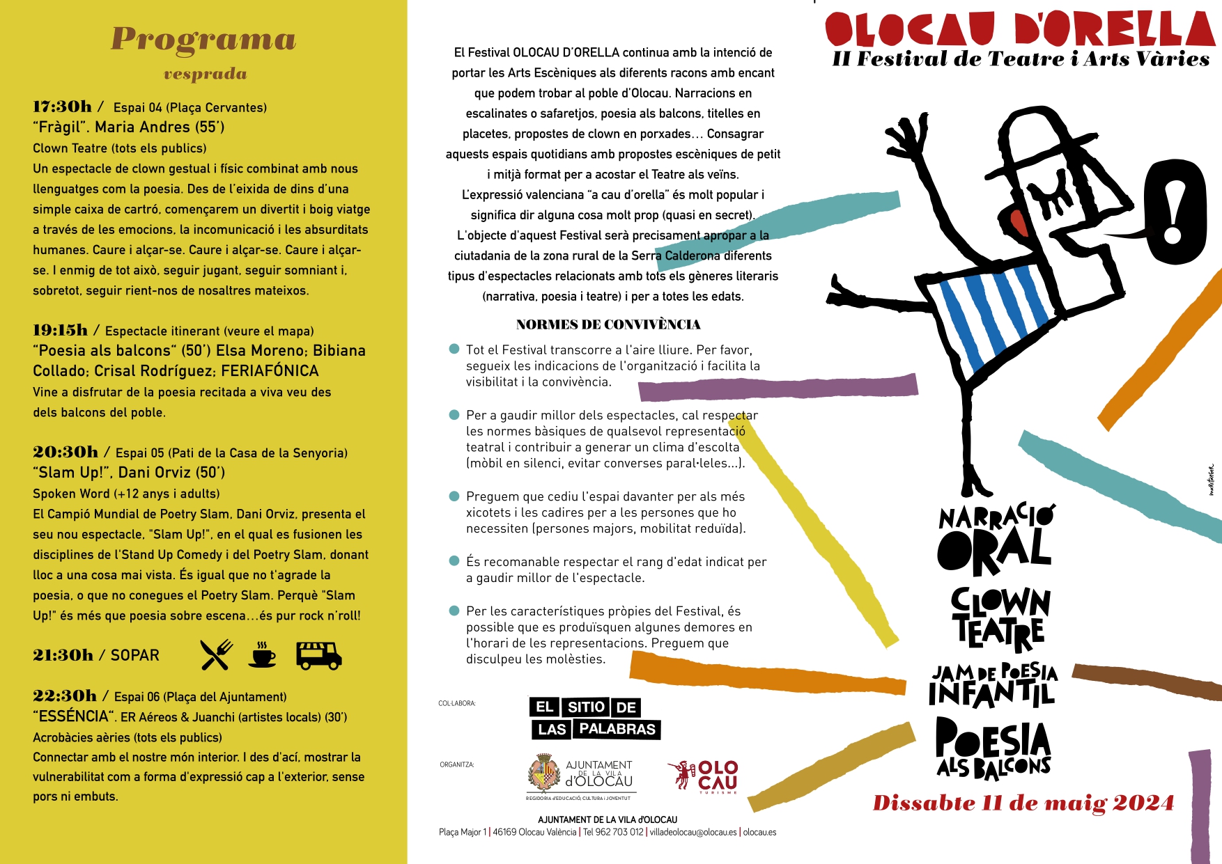 Programa Festival 'Olocau d'Orella' 2024 - 2