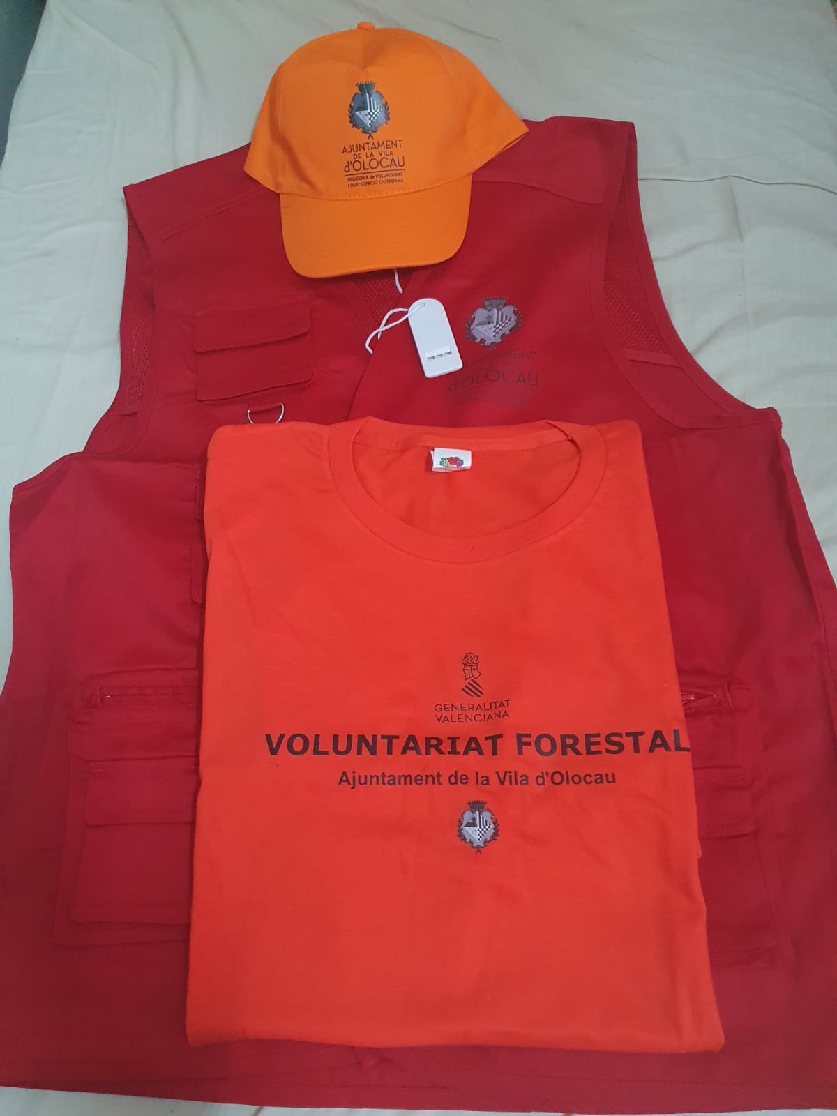 Equipamiento Voluntariado Forestal 2024-2025 Olocau