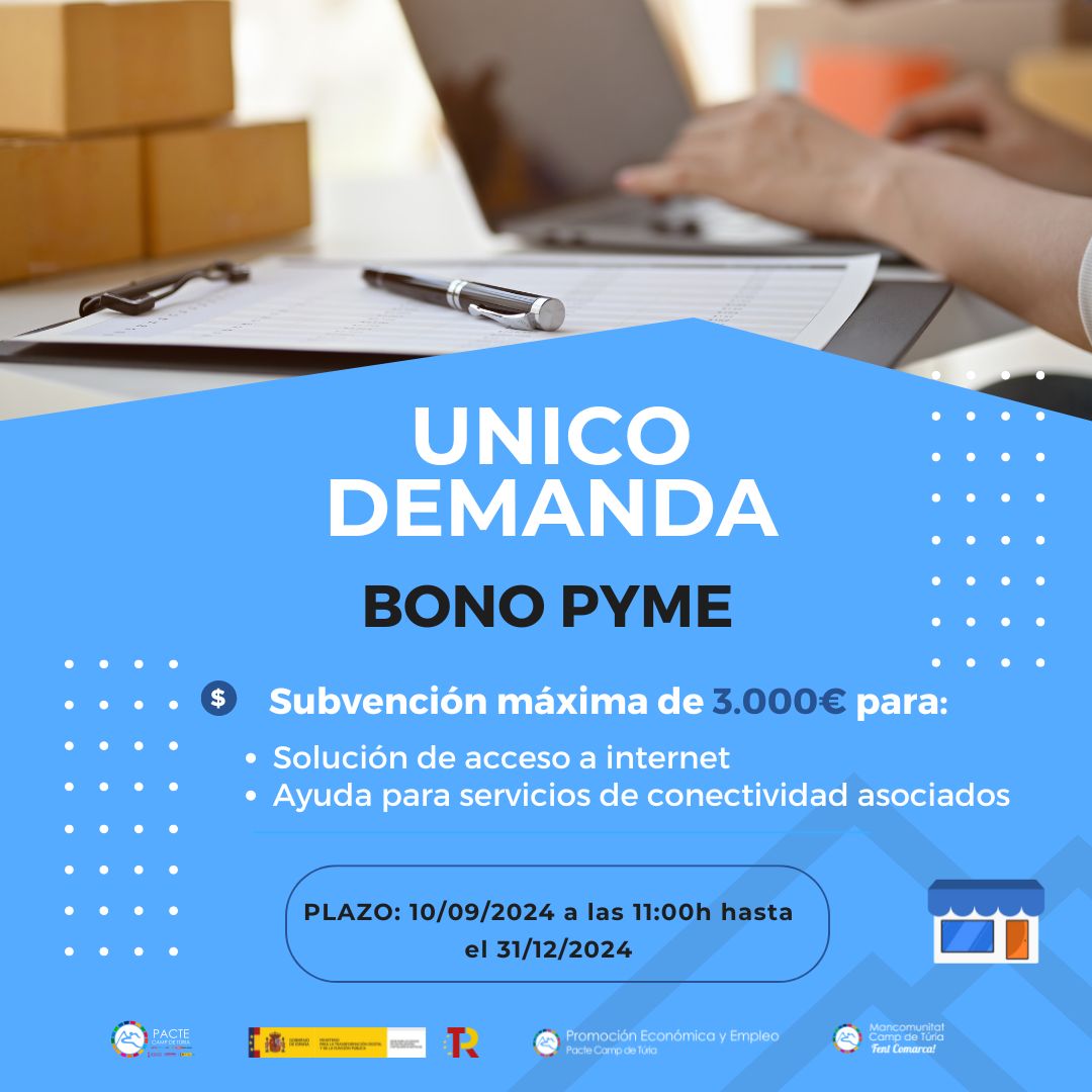 Programa UNICO Demanda Bono PYME