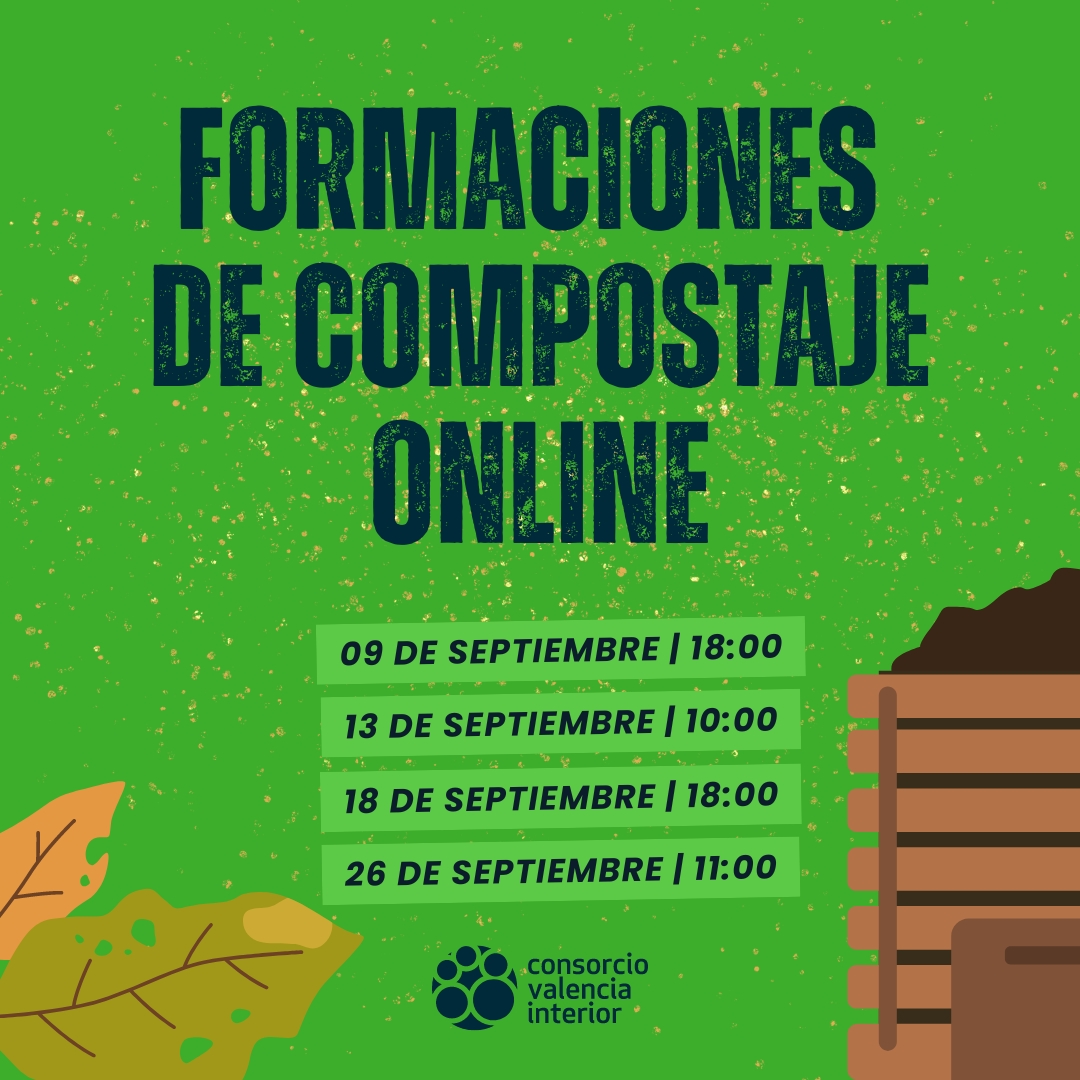 Formaciones de compostaje en l&iacute;nea del Consorcio Valencia Interior