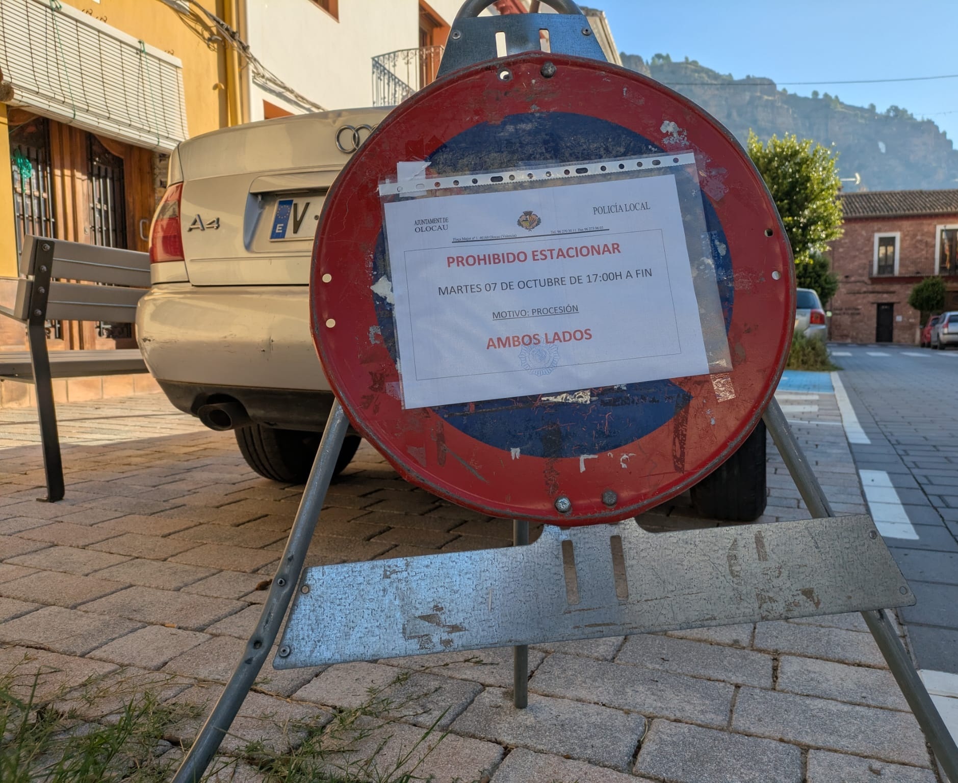 Prohibición estacionar 3