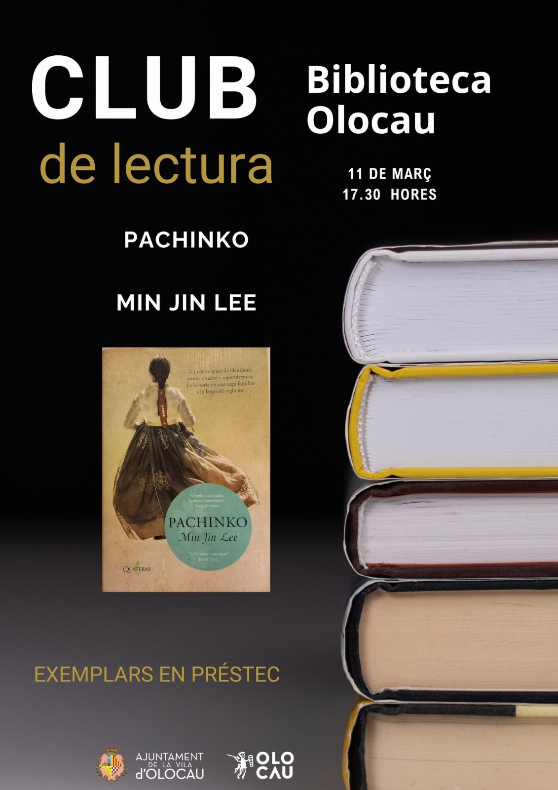 Cartell Club Lectura Adults Olocau mar&ccedil; 2026