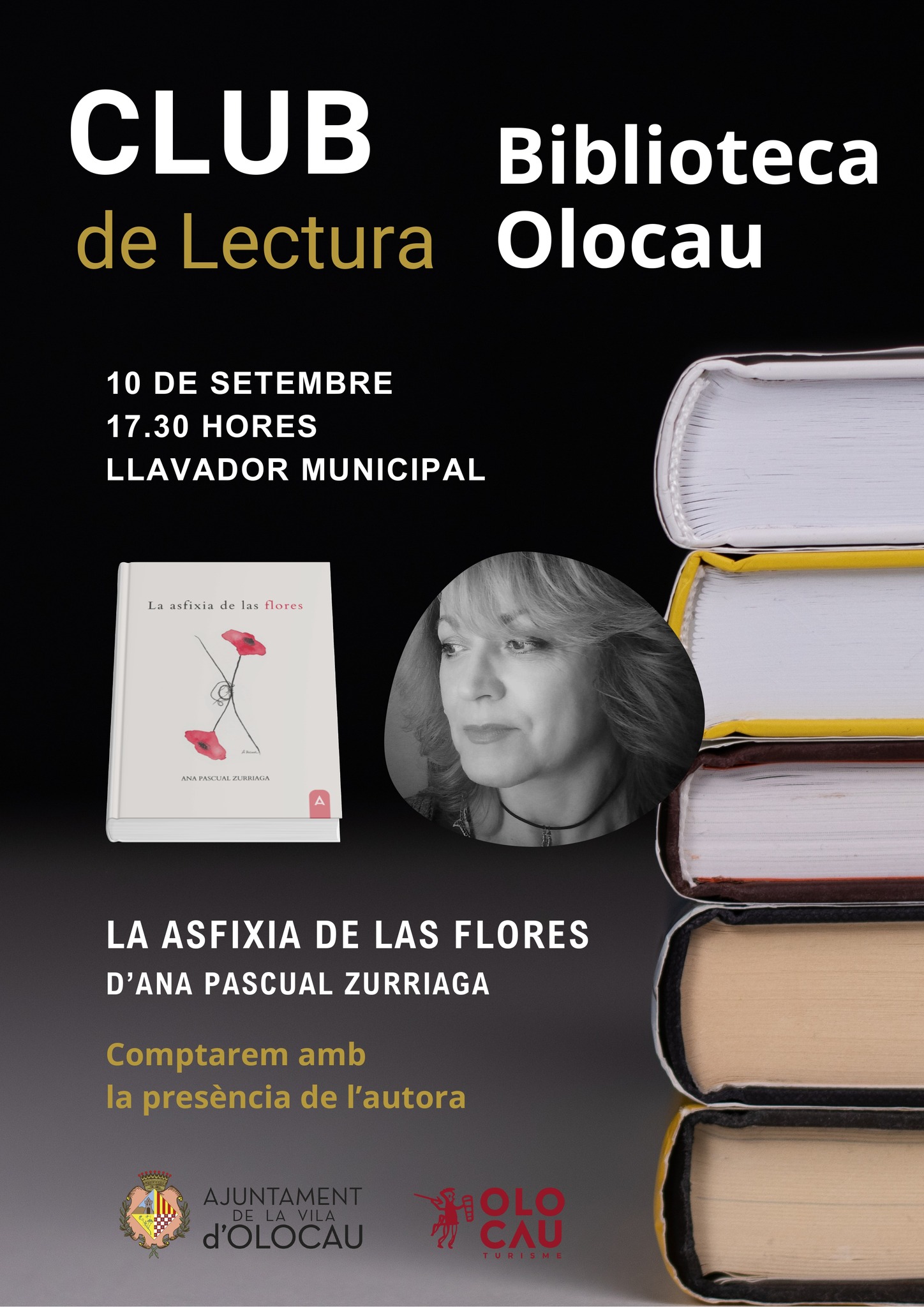 Cartel Club Lectura Olocau septiembre