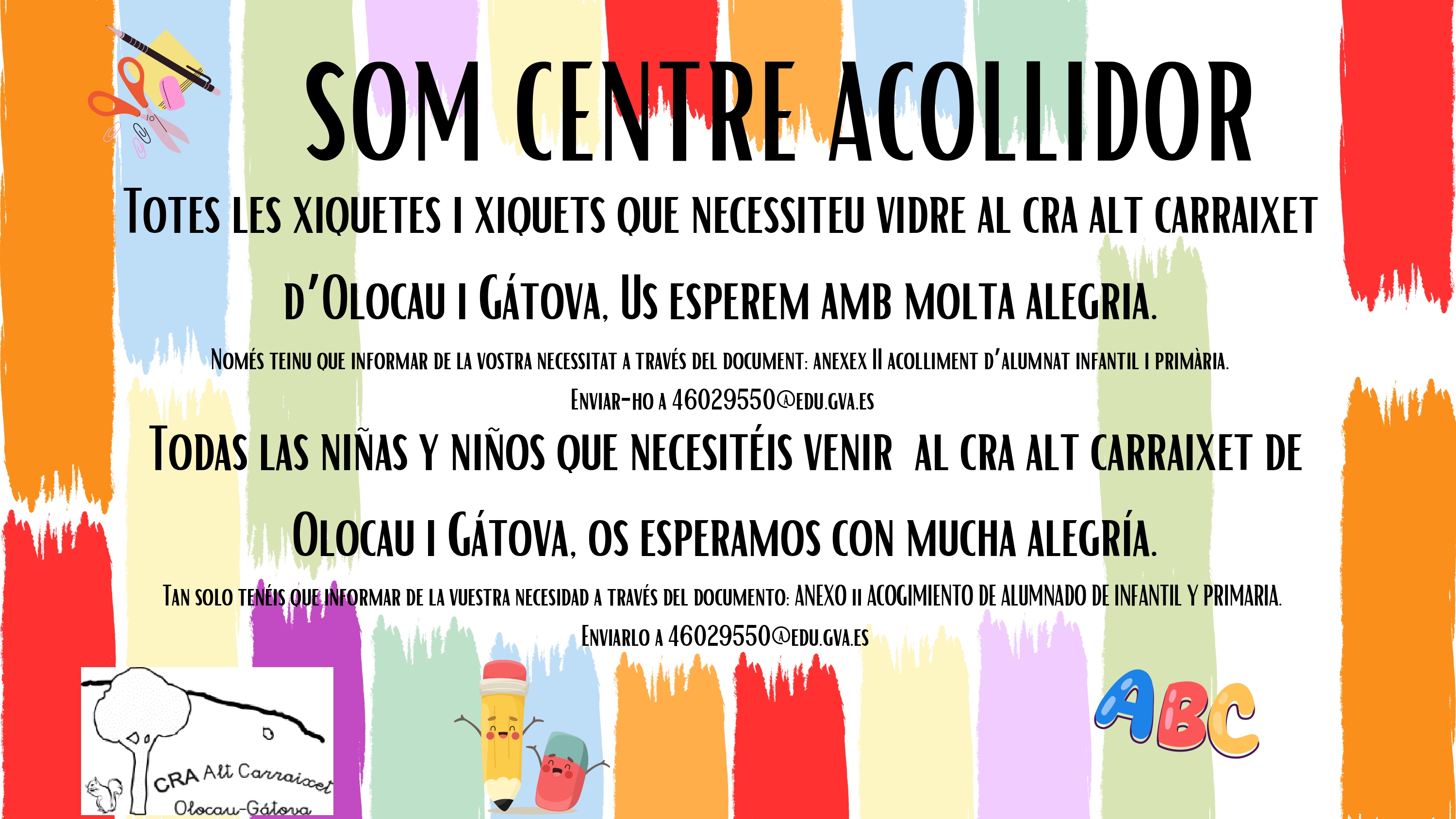 CRA Alt Carraixet Olocau G&aacute;tova centro acogedor