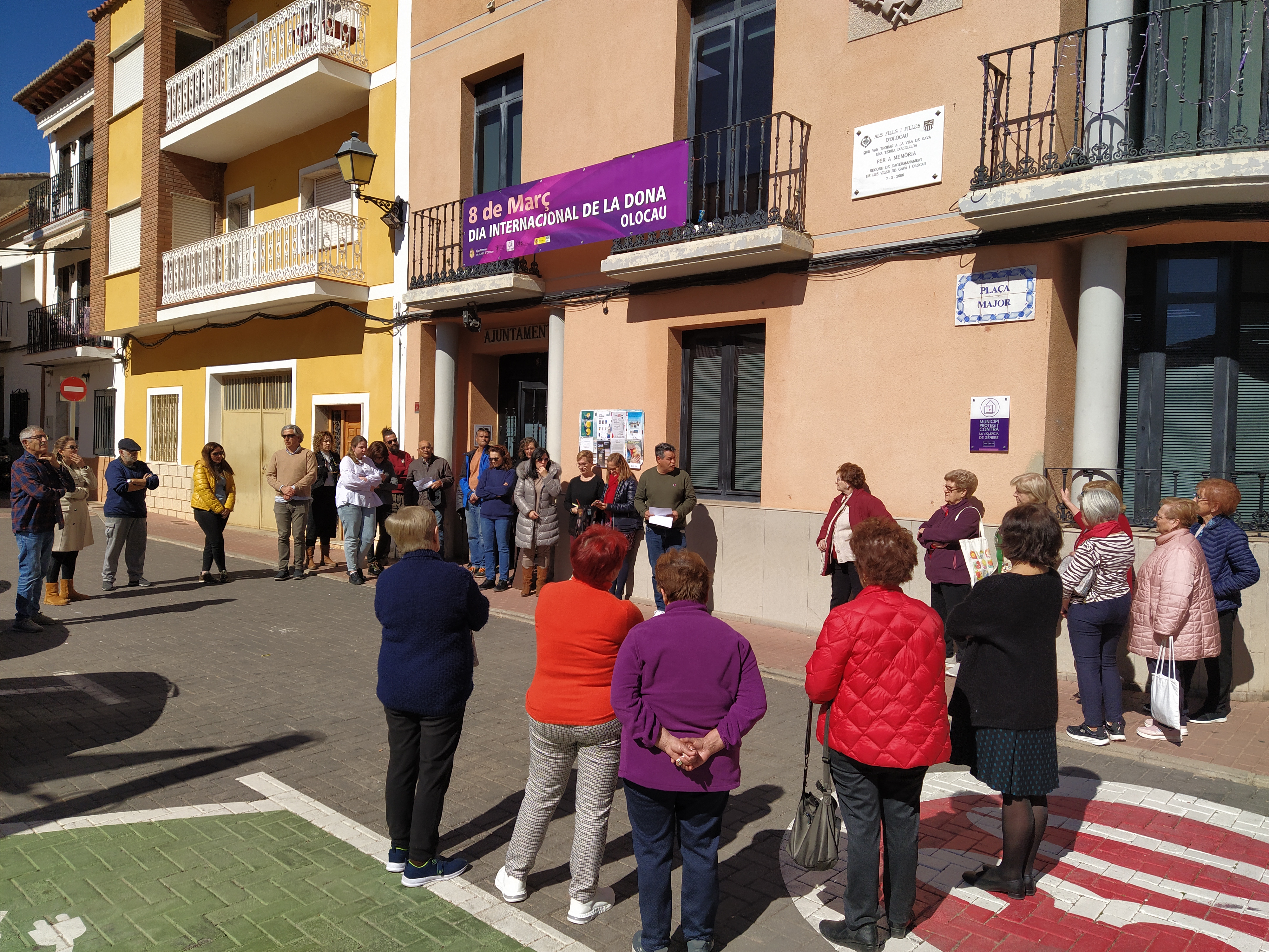 Minuto de silencio incendio Villajoyosa (marzo 2024) Olocau - 2