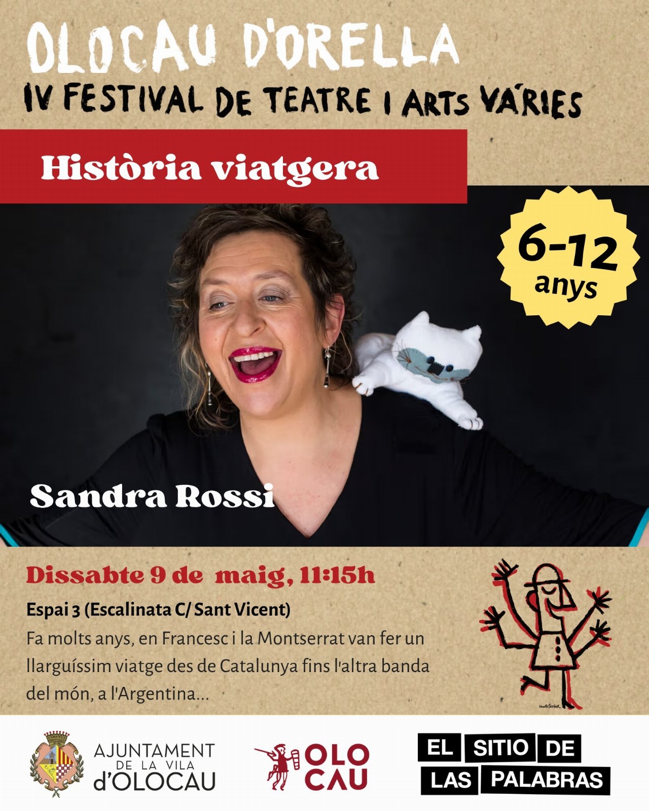 ‘Història viatgera’, amb Sandra Rossi (IV Festival Olocau d’Orella)