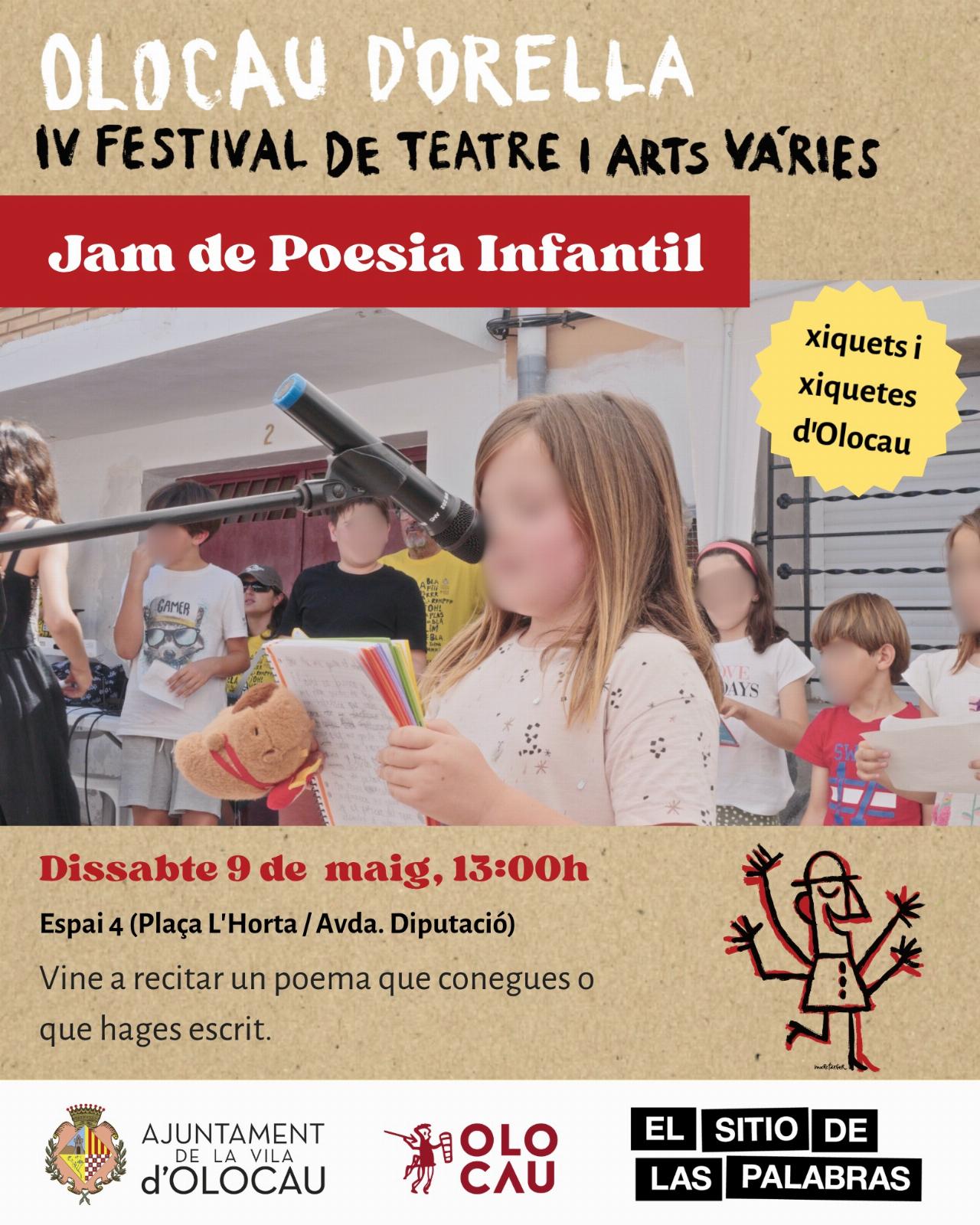 5 - Cartel Jam de Poesía Infantil Olocau
