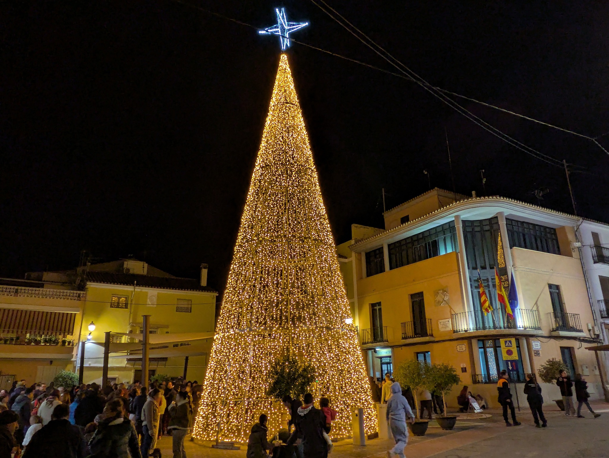 Encendido del &Aacute;rbol de los Deseos y del alumbrado navide&ntilde;o Olocau 1