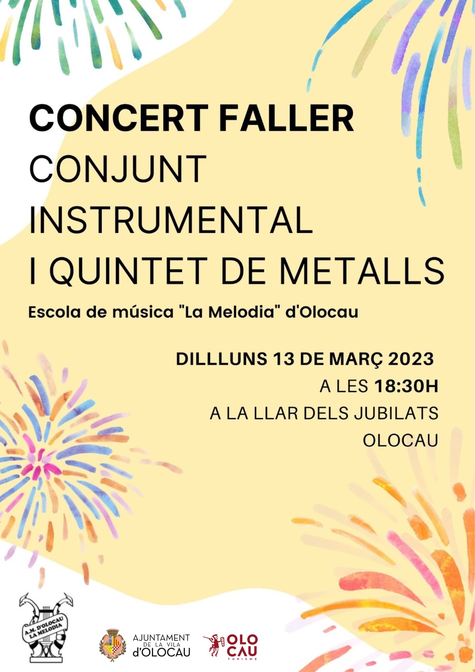 Concierto Fallero de la Escuela de música de ‘La Melodía’ Olocau