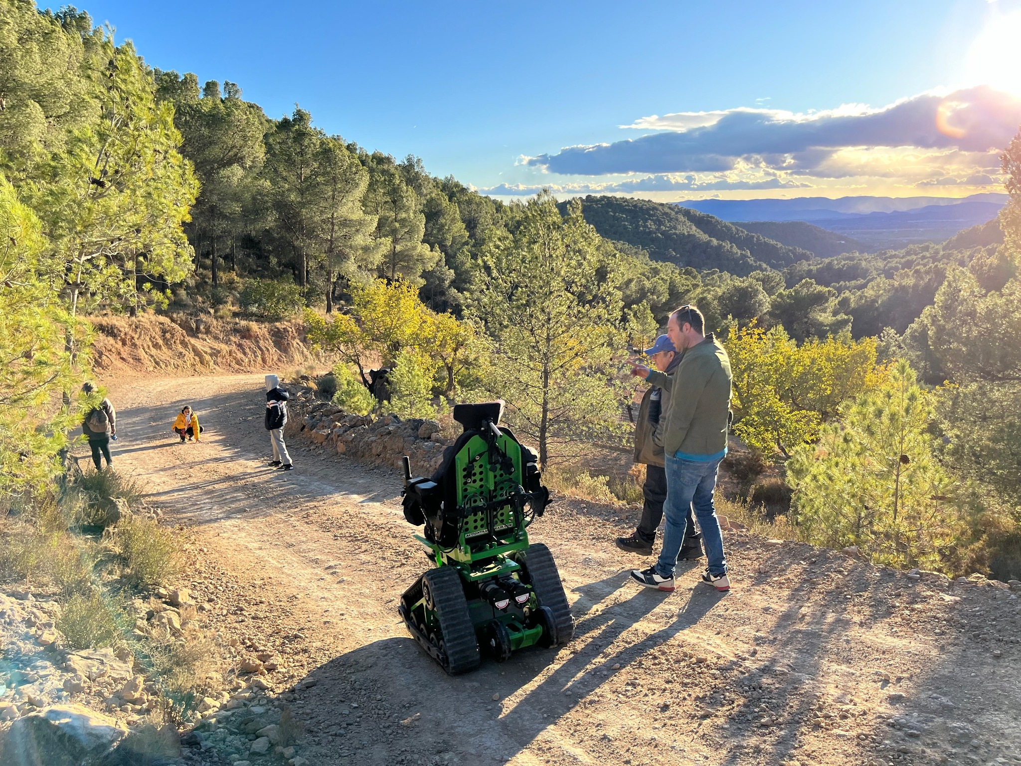 Primer fin de semana rutas adaptadas por la Sierra Calderona Olocau 2024 - 2