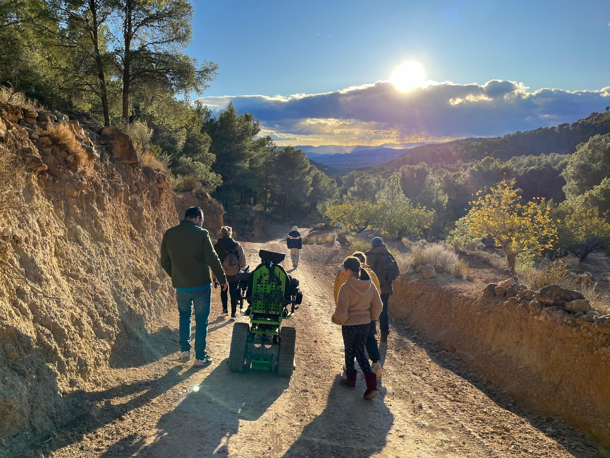 Primer fin de semana rutas adaptadas por la Sierra Calderona Olocau 2024 - 1