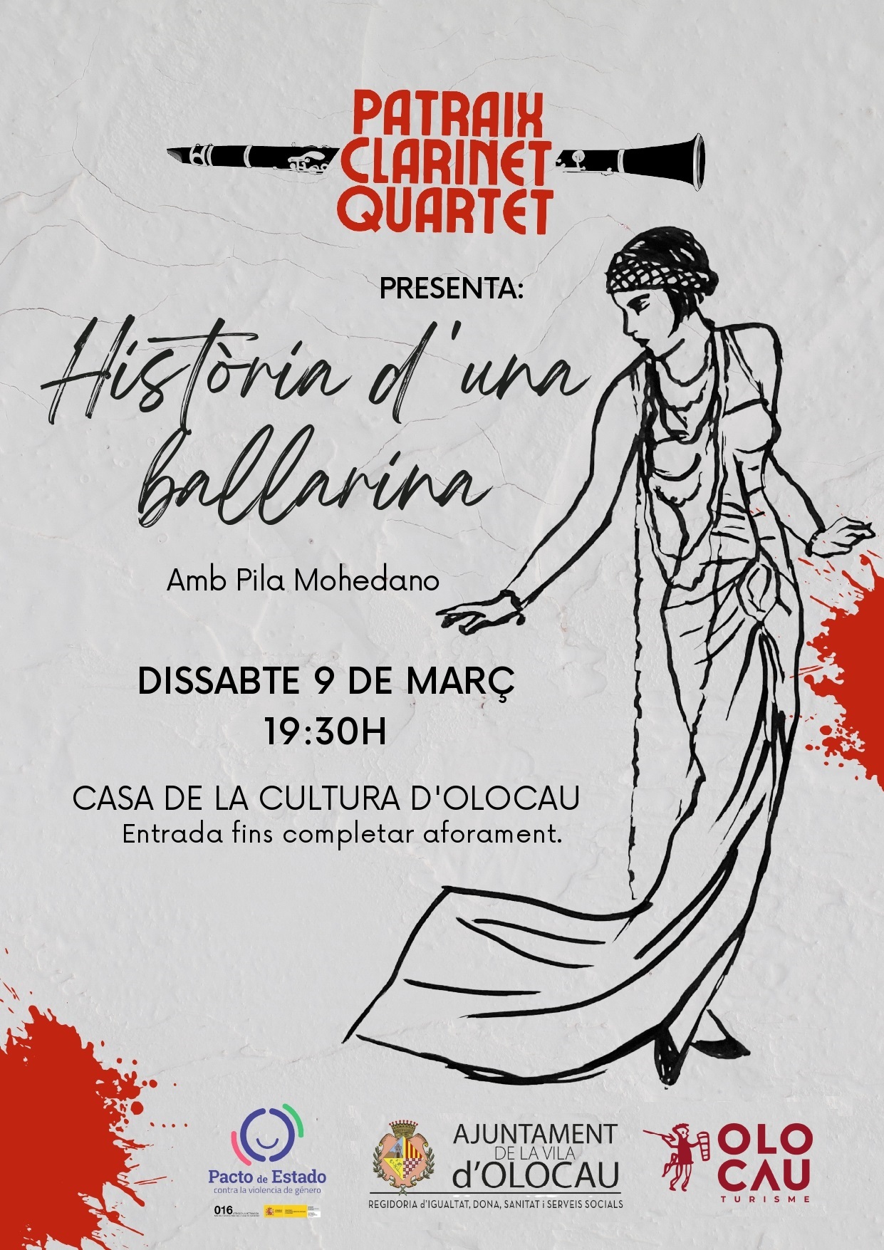 Cartel Història d'una ballarina Olocau