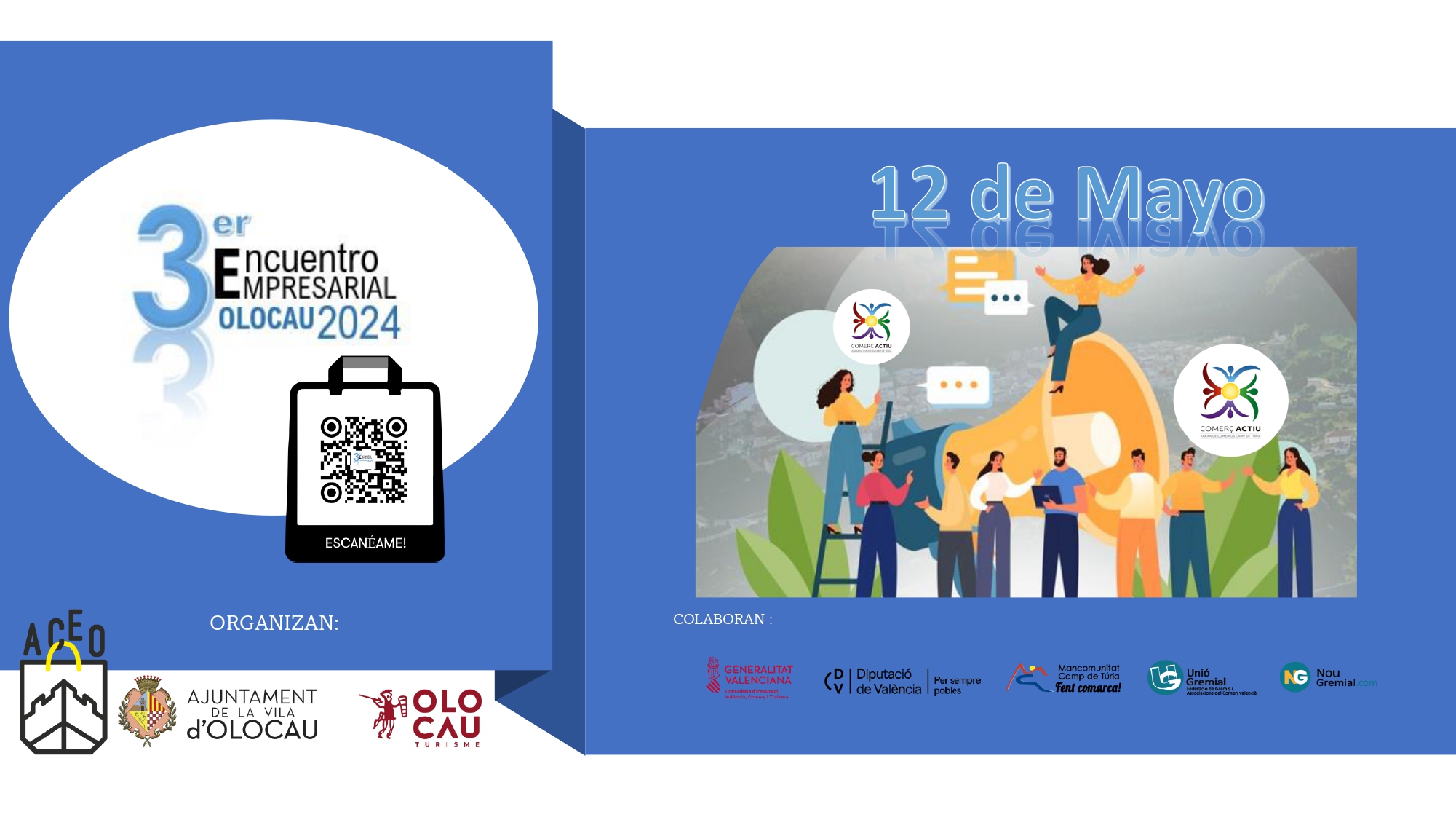 Cartel 3er Encuentro Empresarial Olocau