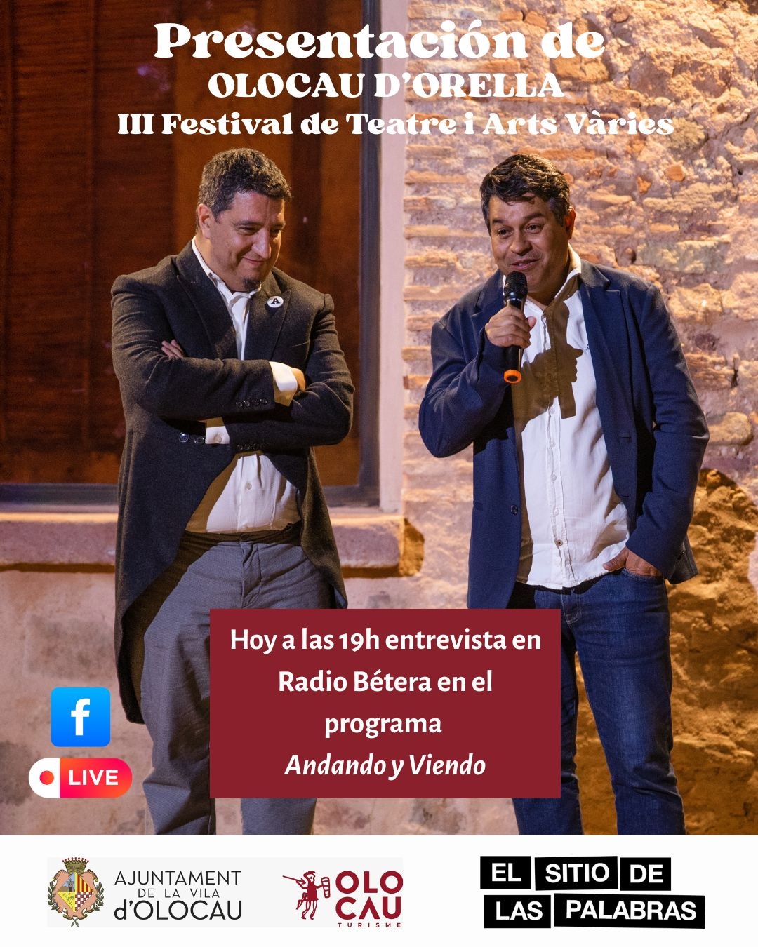 Entrevista Radio B&eacute;tera Olocau Orella