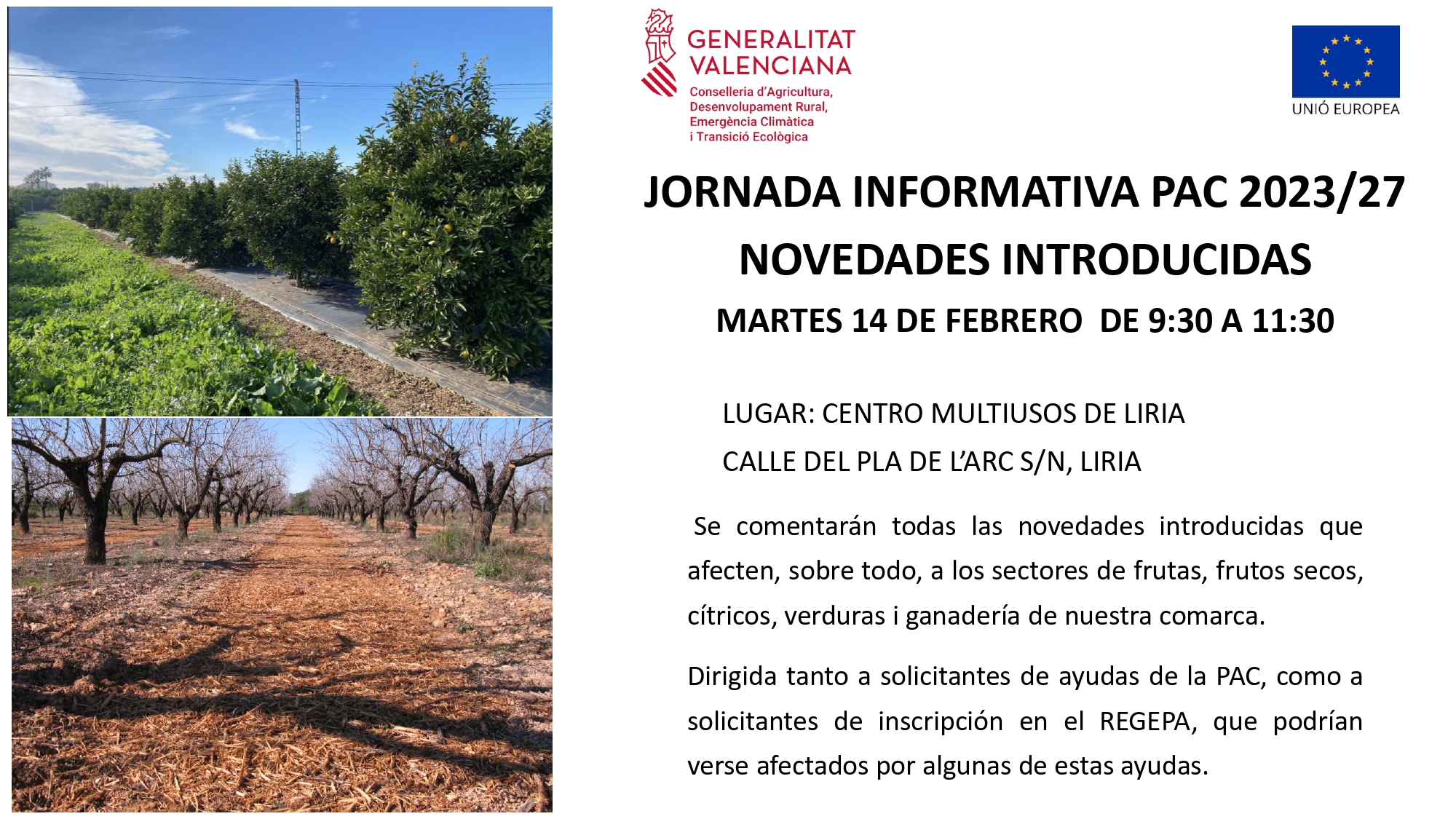 Jornada informativa nueva PAC