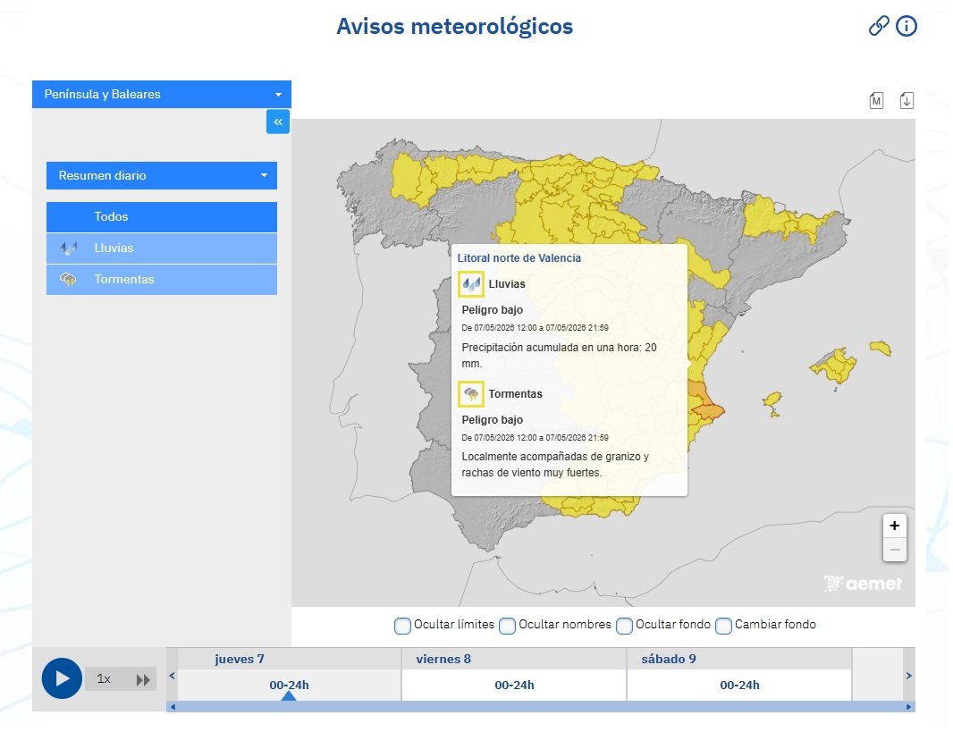 AEMET 7 maig