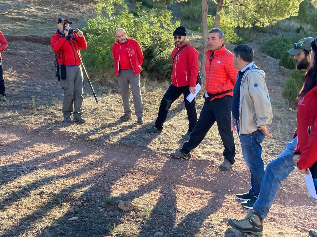 Foto simulacro rescate Cova del Cavall Olocau - 2