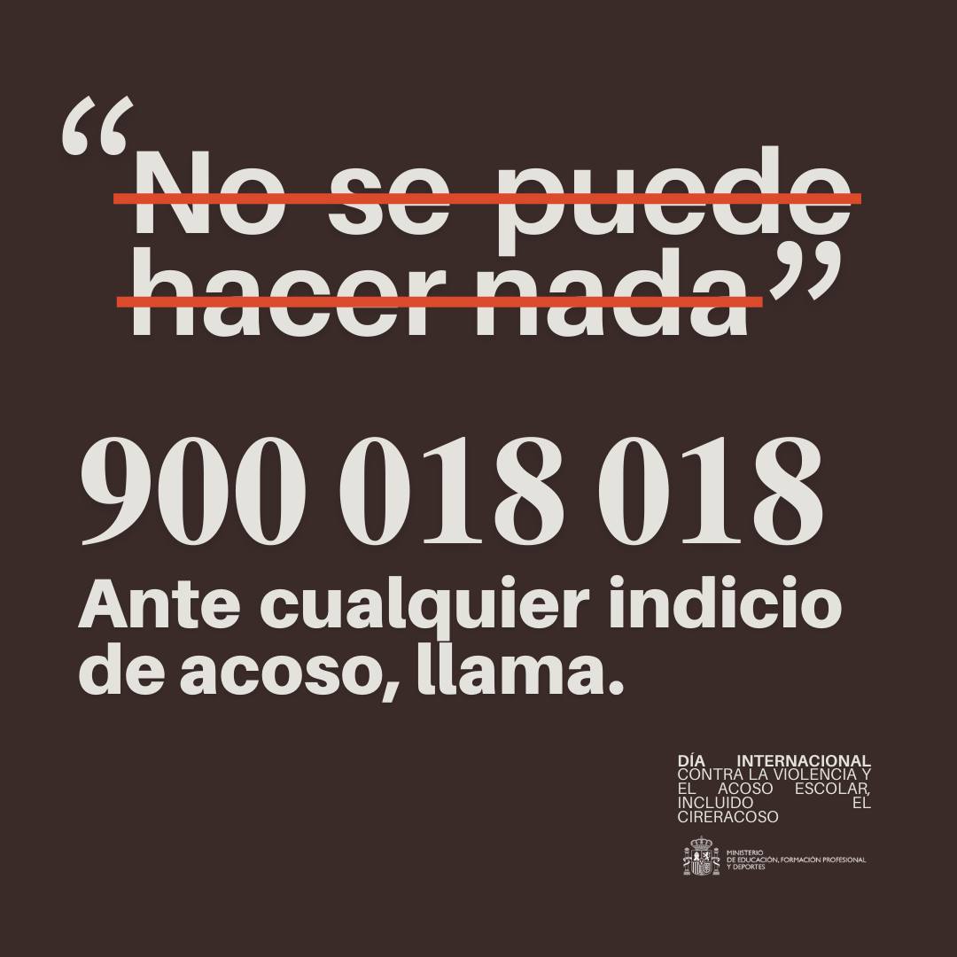 Día Internacional contra la Violencia y el Acoso Escolar, incluido el Ciberacoso 3