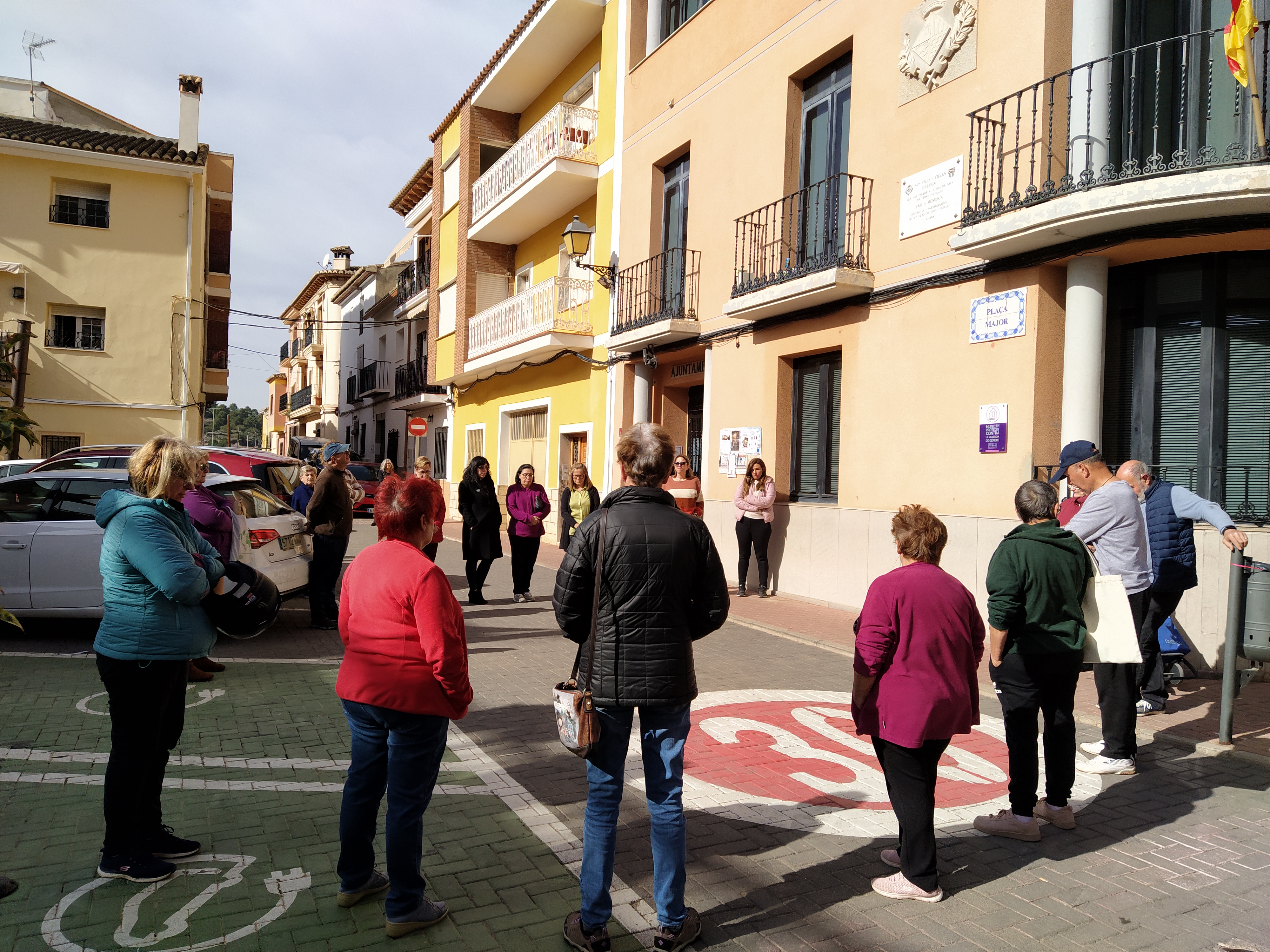 Minuto de silencio 8 febrero 2024 Olocau