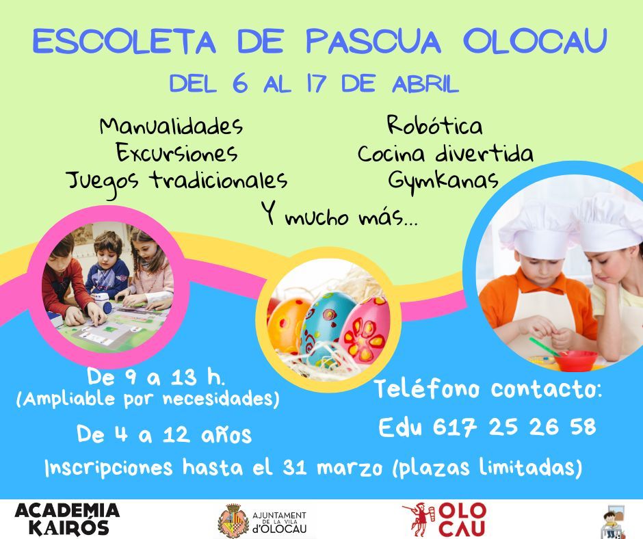 Cartel Escoleta Edu Mart&iacute;nez Olocau