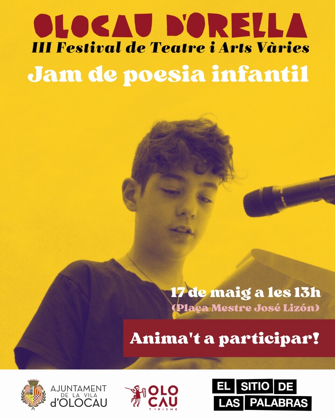 Jam de poesía infantil del Festival Olocau d’Orella