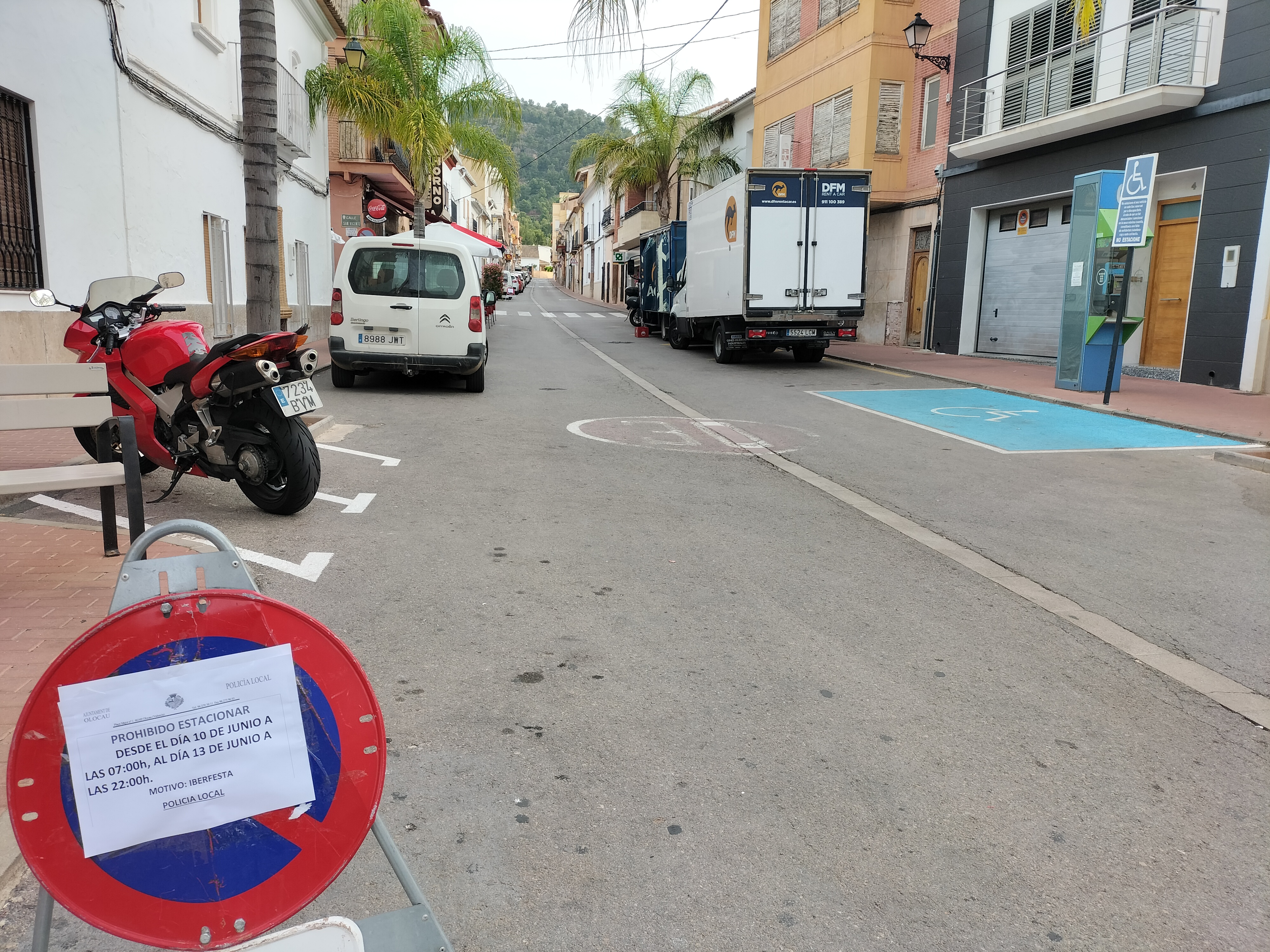 Corte tr&aacute;fico Iberfesta 2022