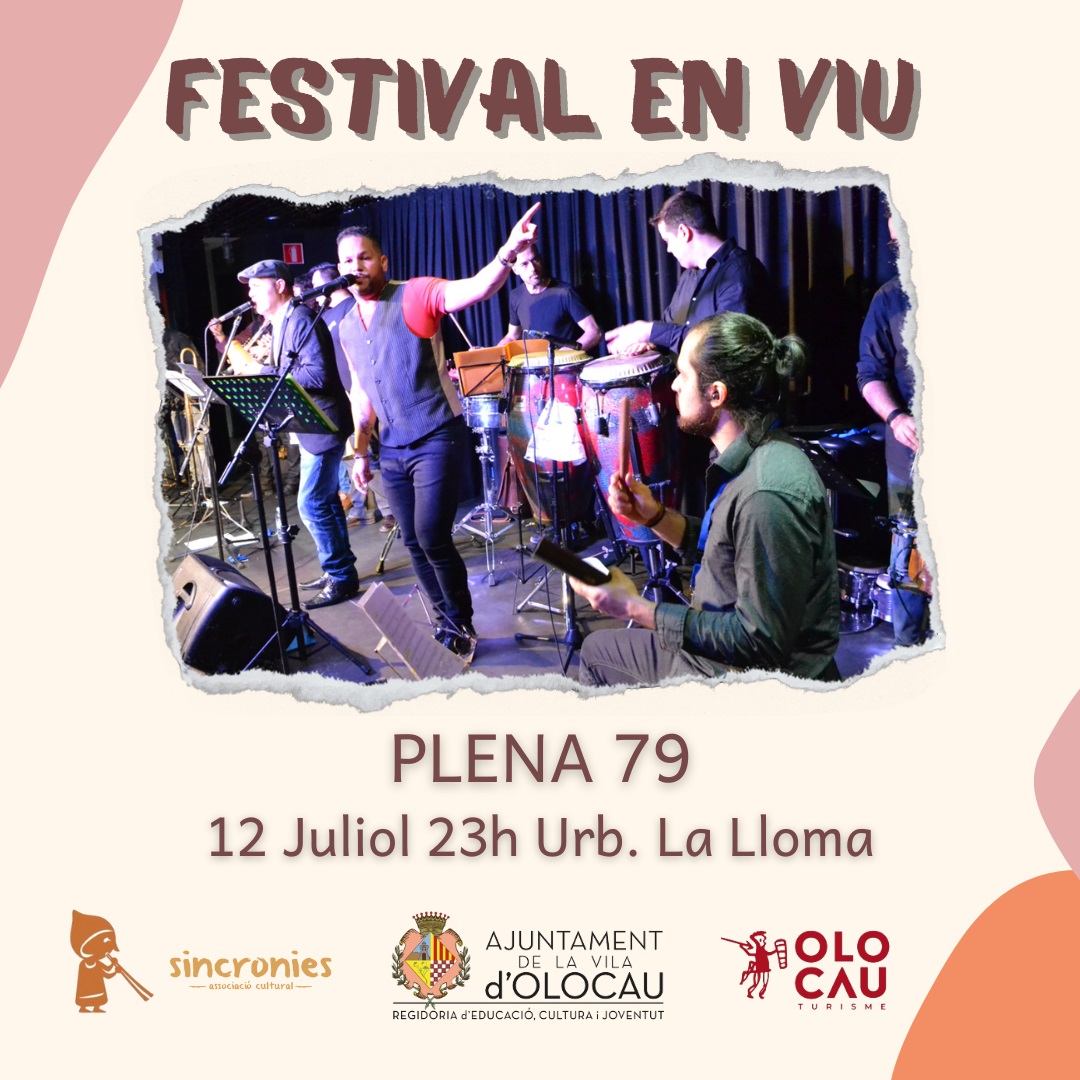 Cartel concierto Plena 79 Olocau