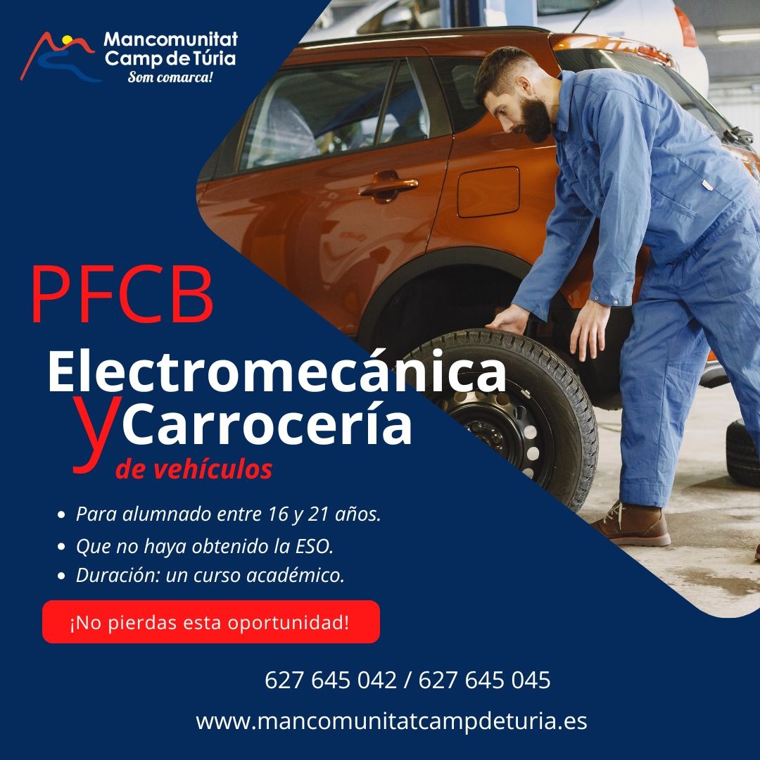 Programas Formaci&oacute;n y Cualificaci&oacute;n B&aacute;sica Mancomunitat curso 2025-2026