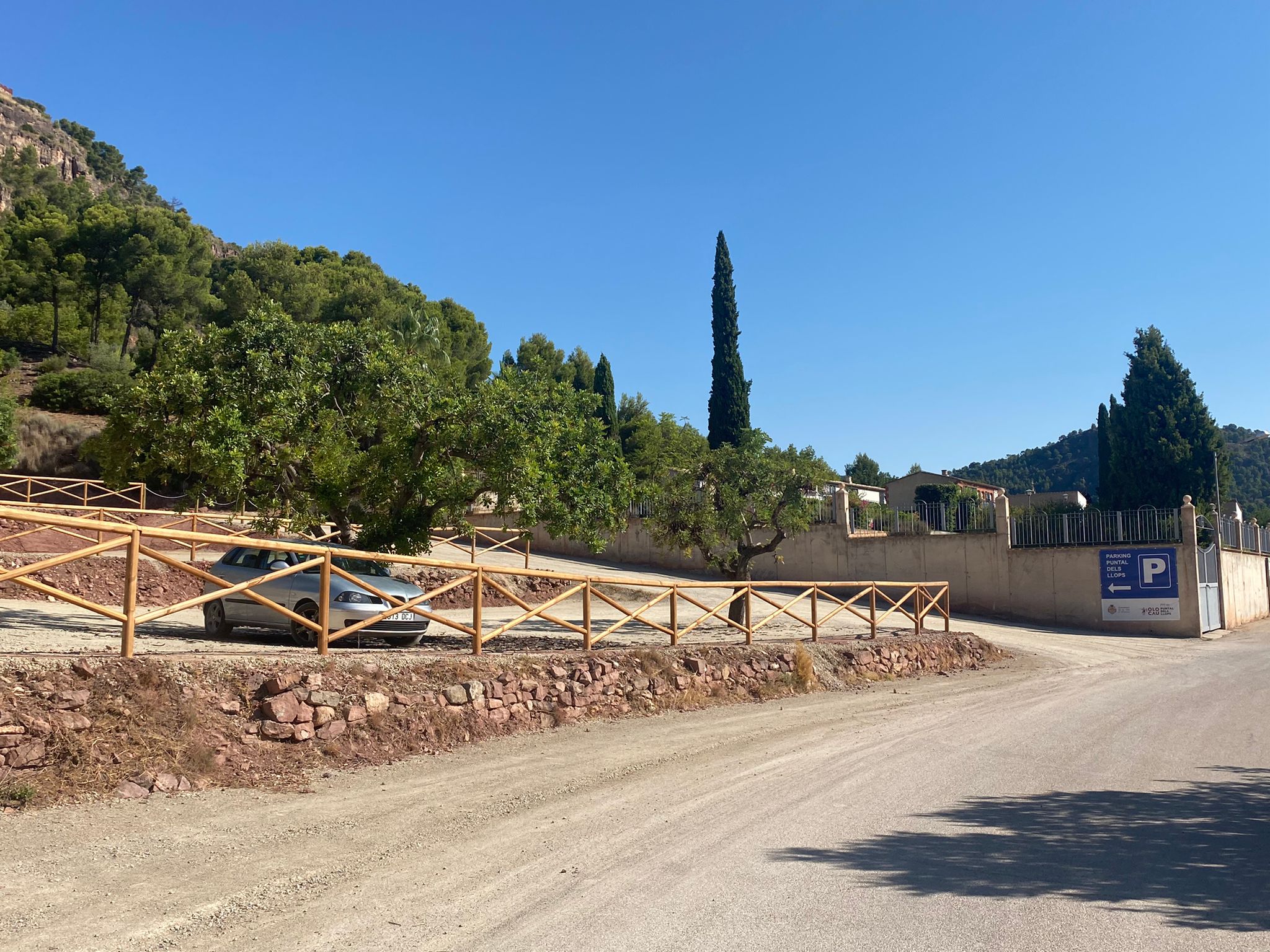 Foto parquin Puntal dels Llops Olocau