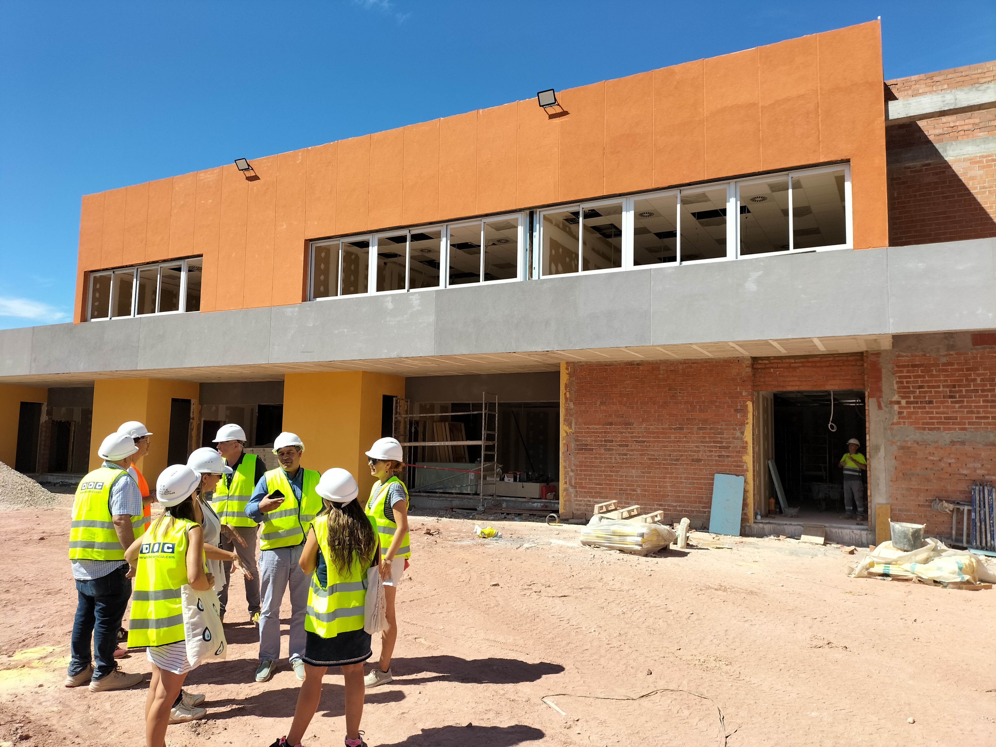 Visita obras colegio Olocau