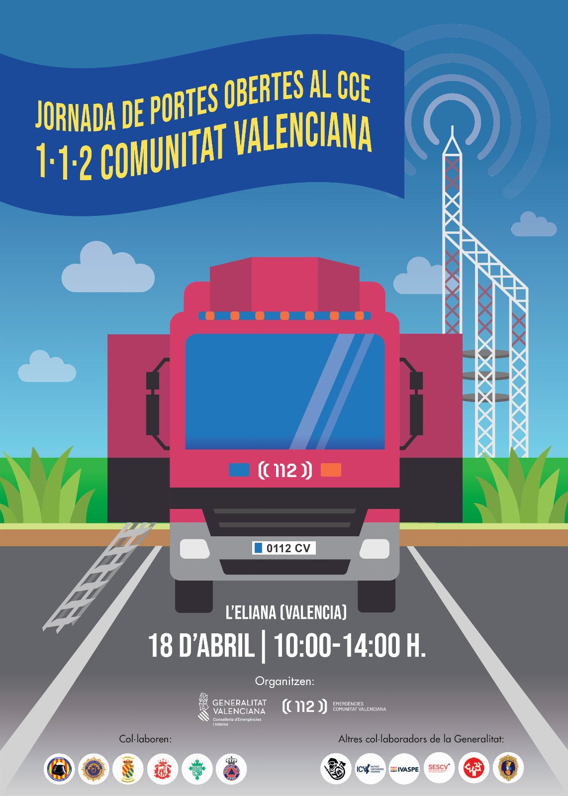 Cartell jornada portes obertes Centre Coordinació Emergències Generalitat