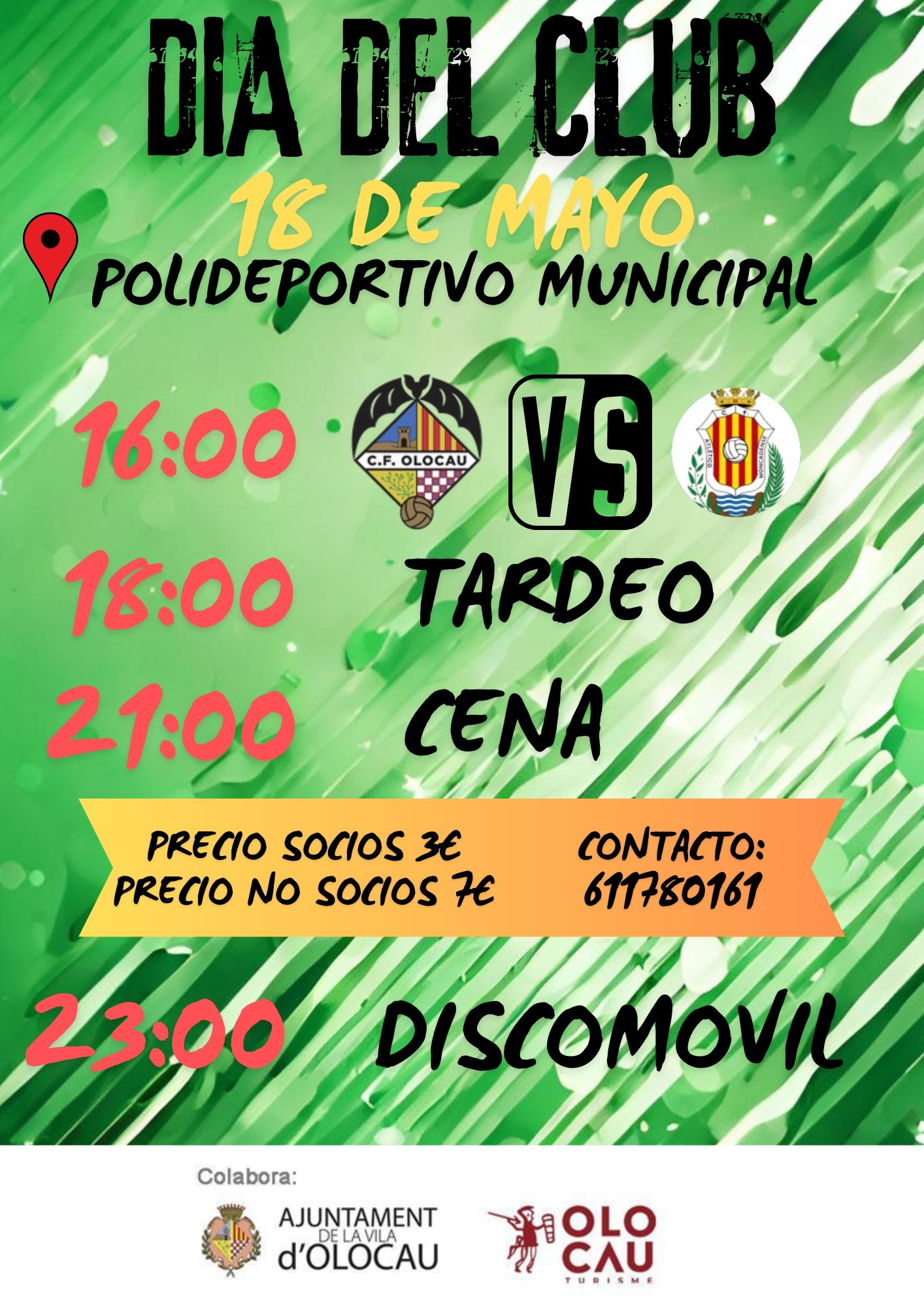 Cartel Día del Club Olocau