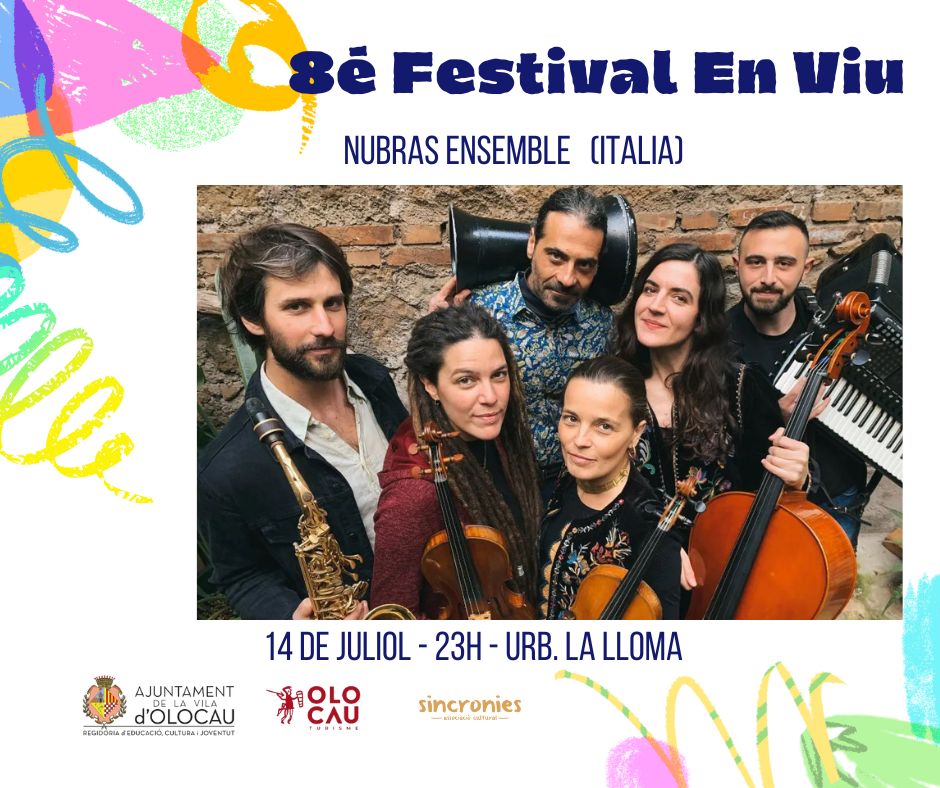 Cartel concierto Nubras Ensemble Olocau