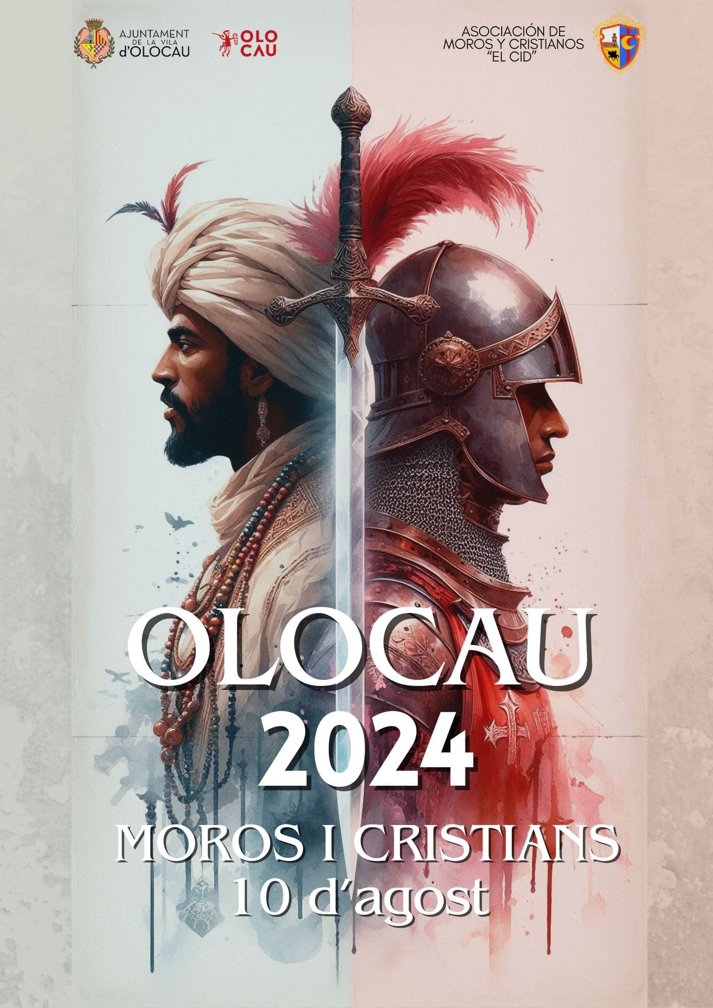 Desfile de Moros y Cristianos de la Asociación “El Cid” de Olocau