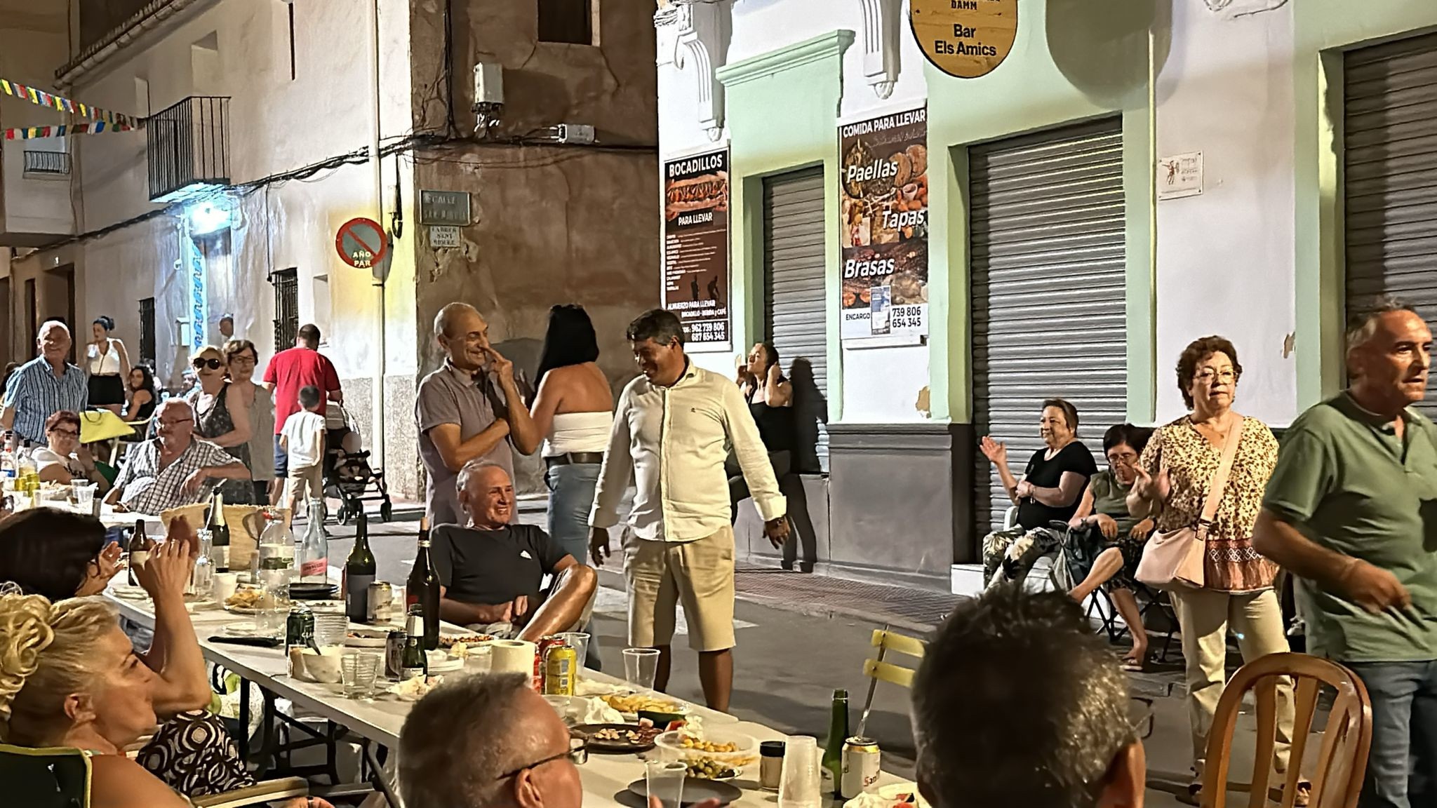 Cena de sobaquillo y canto albaes Olocau 2