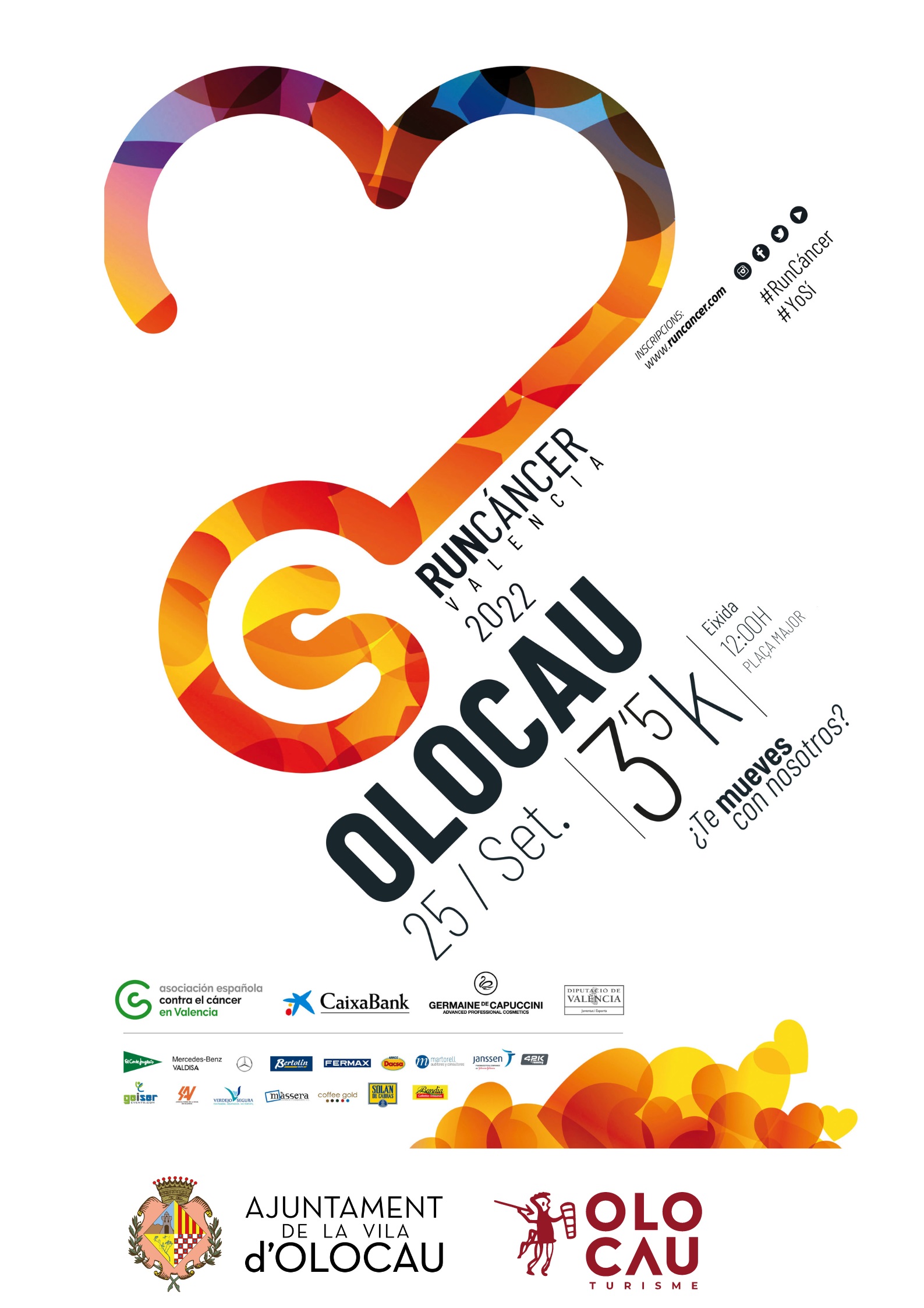 Cartel RunC&aacute;ncer 2022 Olocau