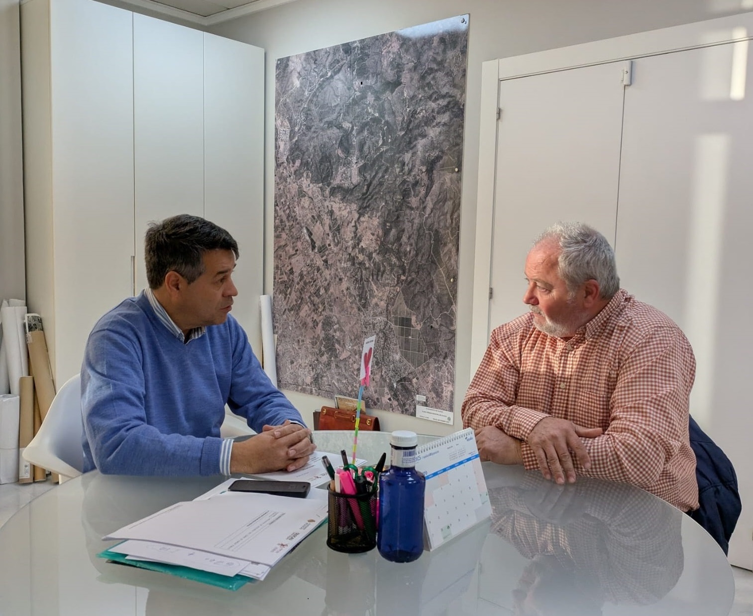 Reunión presidente de la Comunidad General de Usuarios del Canal Principal del Campo del Turia Olocau