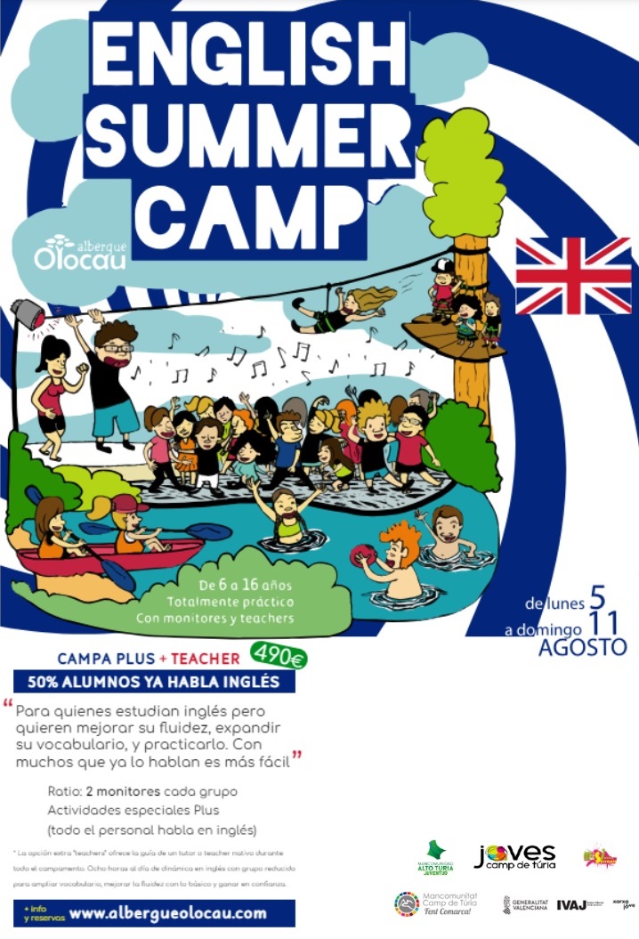 Cartel II Campamento en Inglés ‘English Summer Camp’